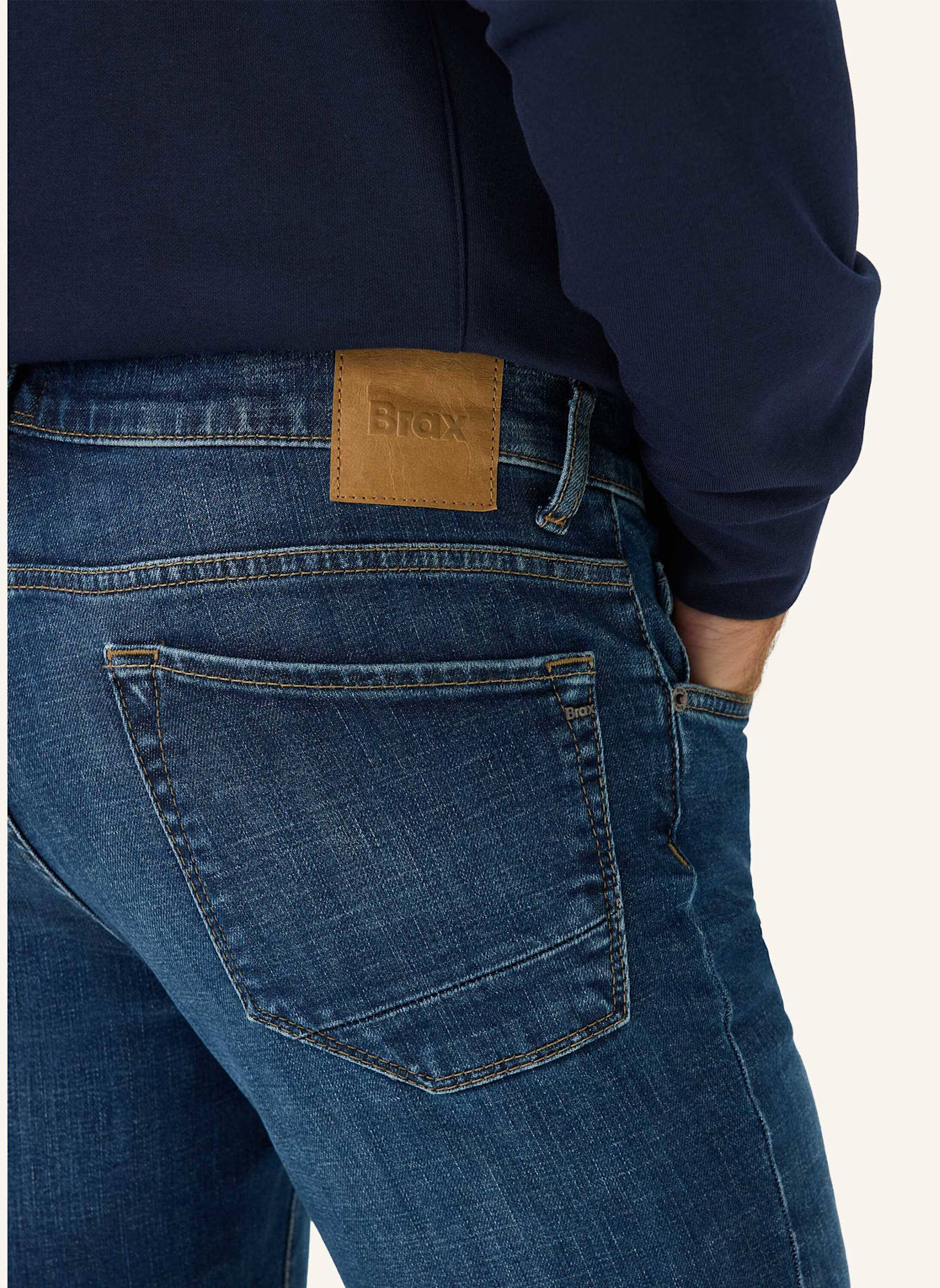 BRAX Jeans STYLE CHUCK: DUNKELBLAU