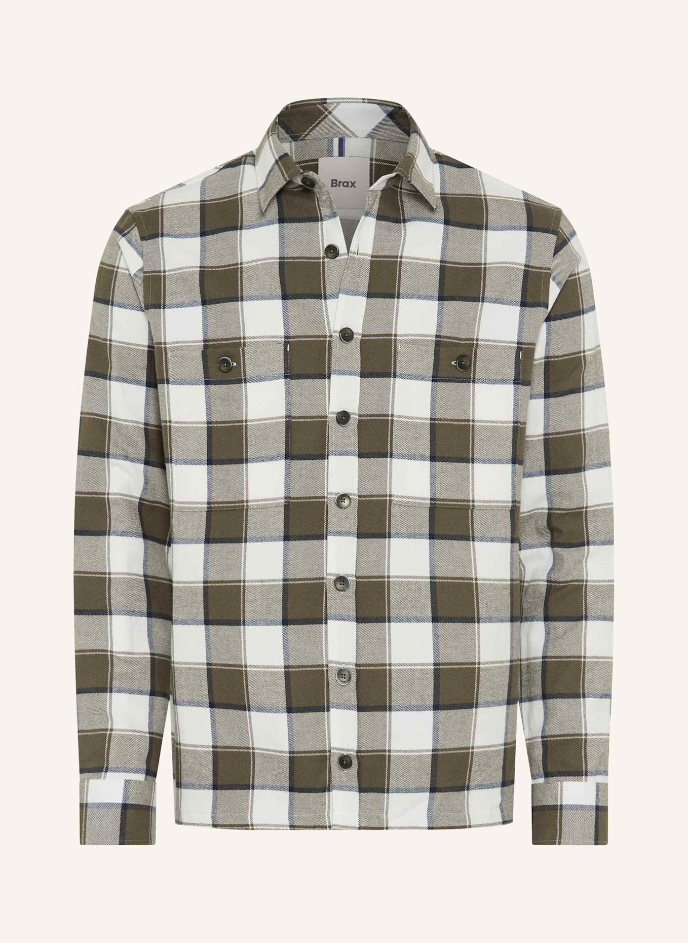 BRAX Overshirt STYLE KAY: KHAKI
