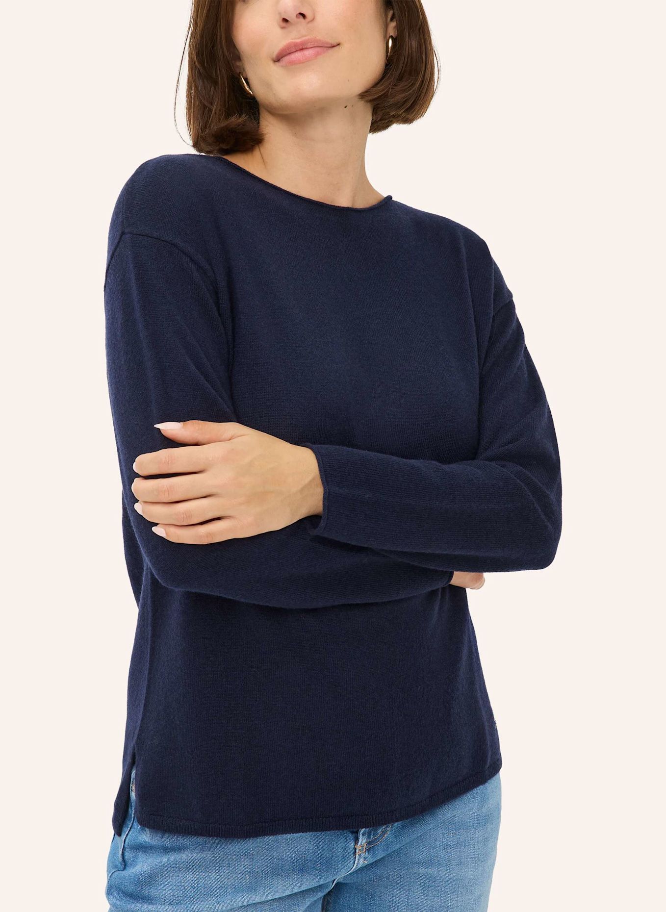 BRAX Strickpullover STYLE LIZ: BLAU
