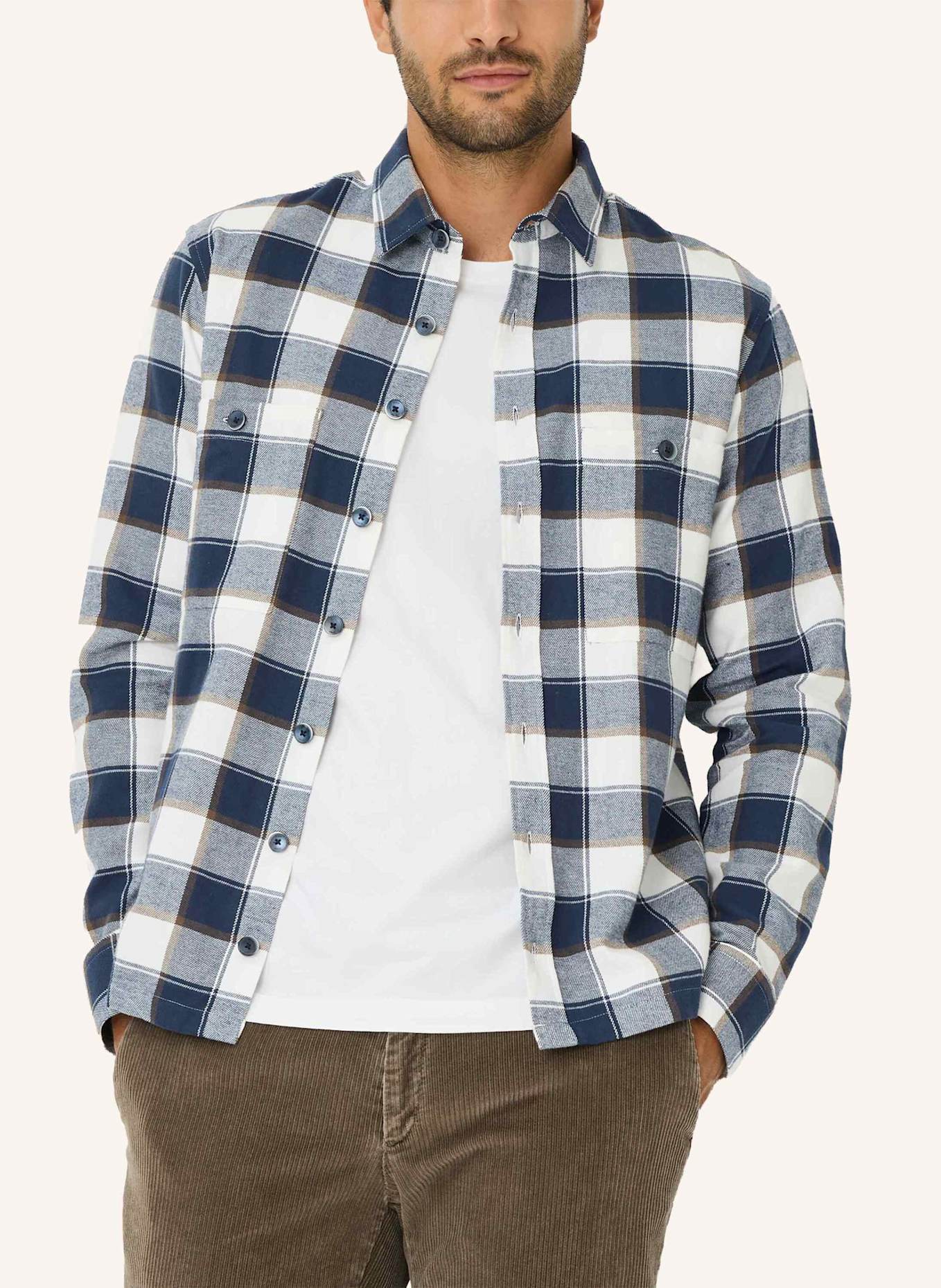 BRAX Overshirt STYLE KAY: BLAU