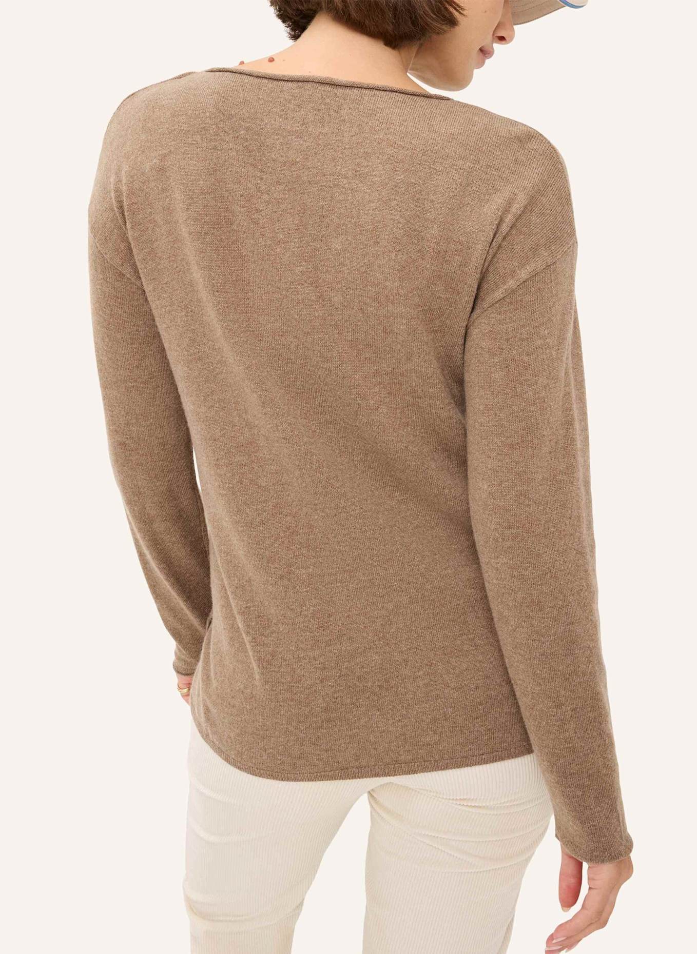 BRAX Strickpullover STYLE LIZ: TAUPE