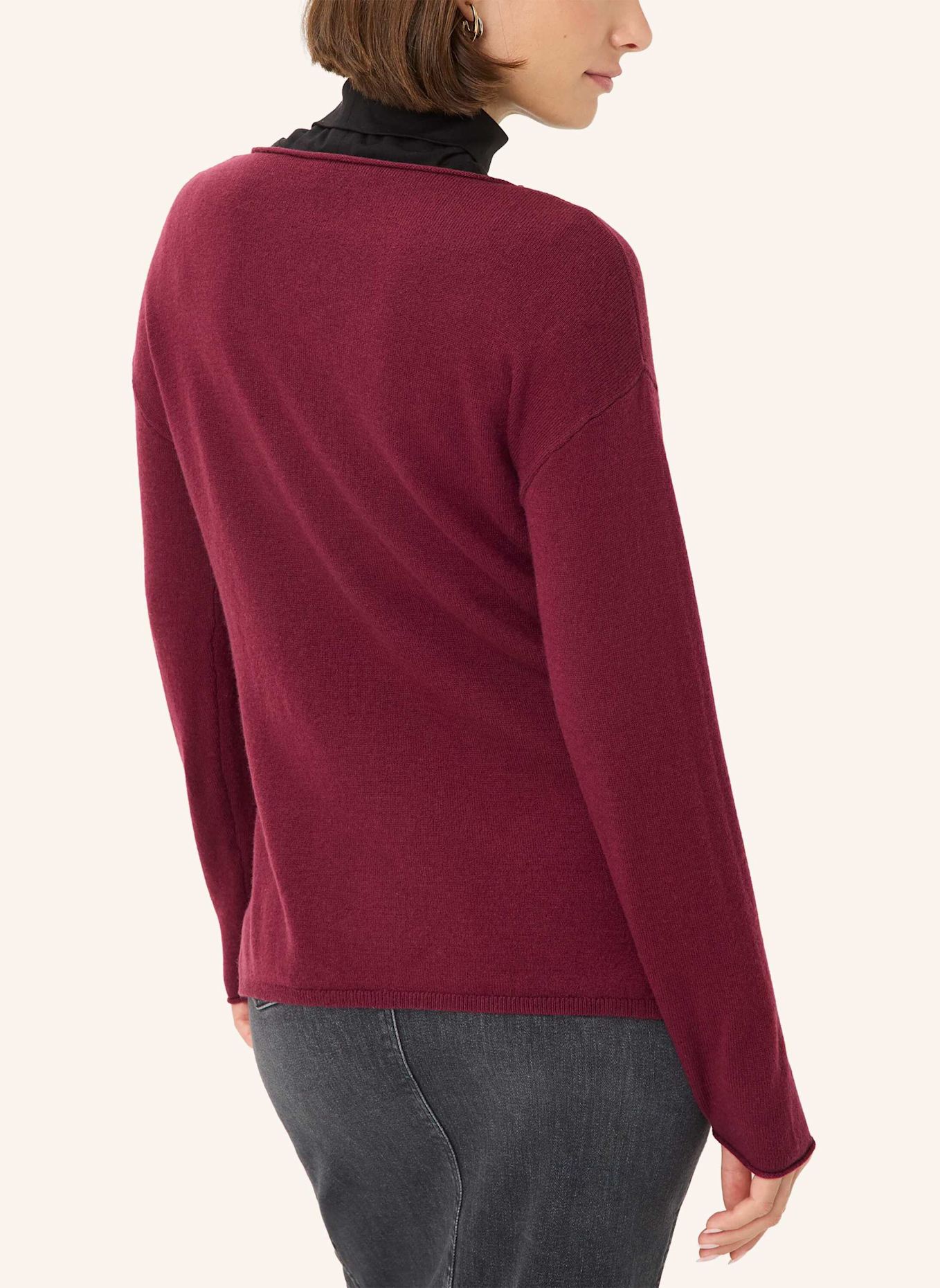 BRAX Pullover LIZ: DUNKELROT