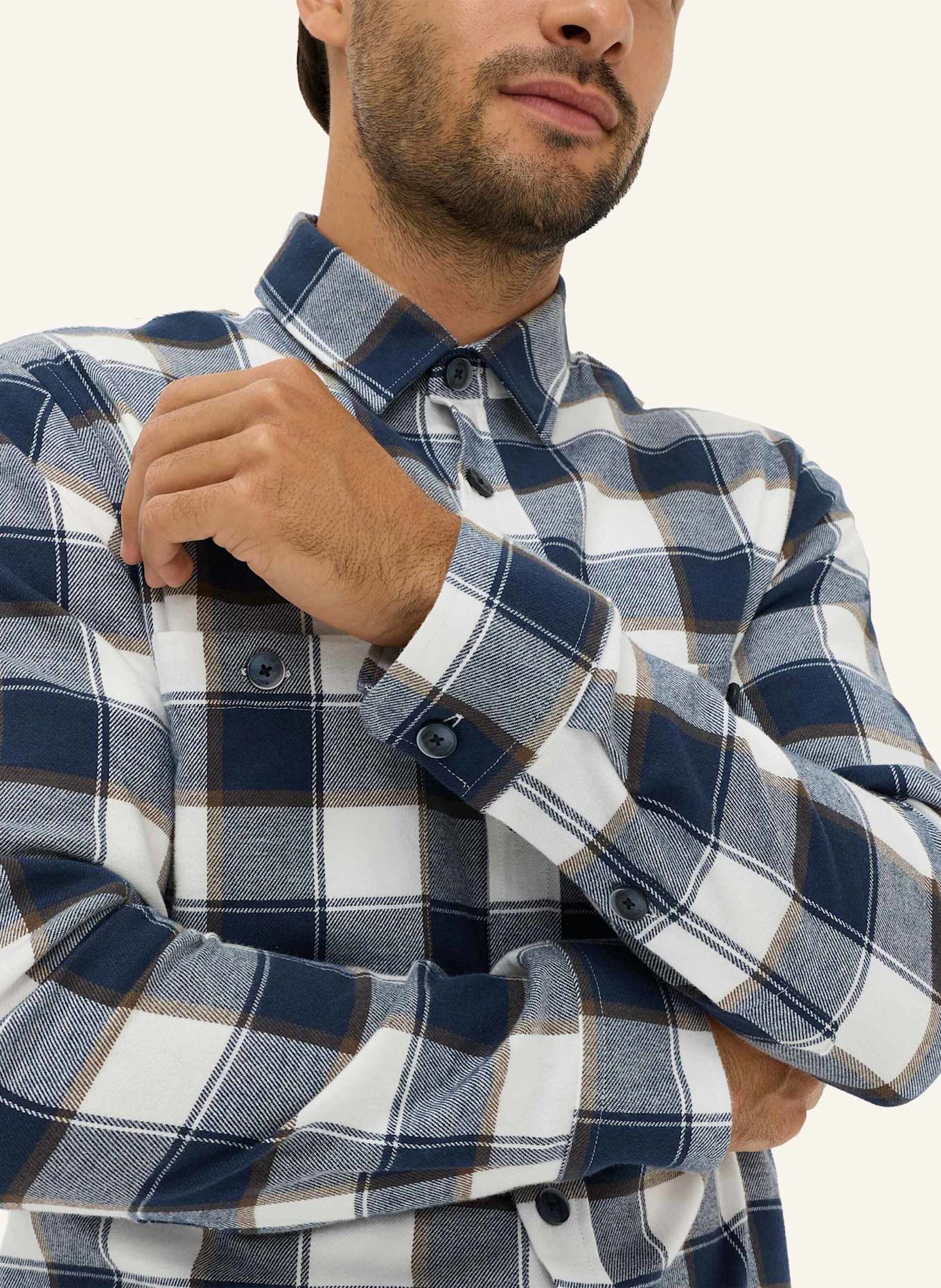 BRAX Overshirt STYLE KAY: BLAU