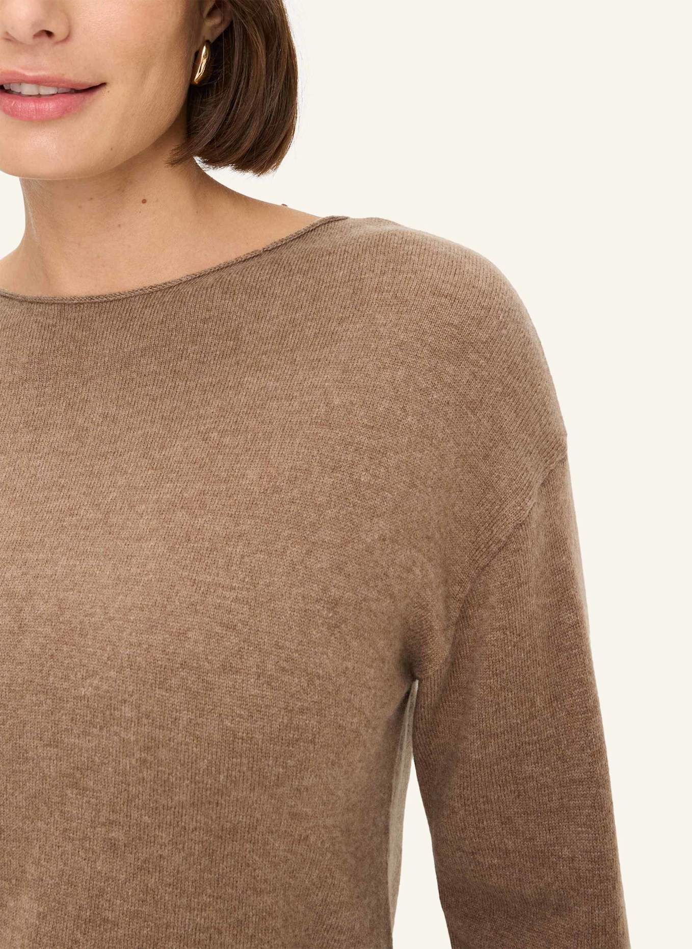 BRAX Strickpullover STYLE LIZ: TAUPE