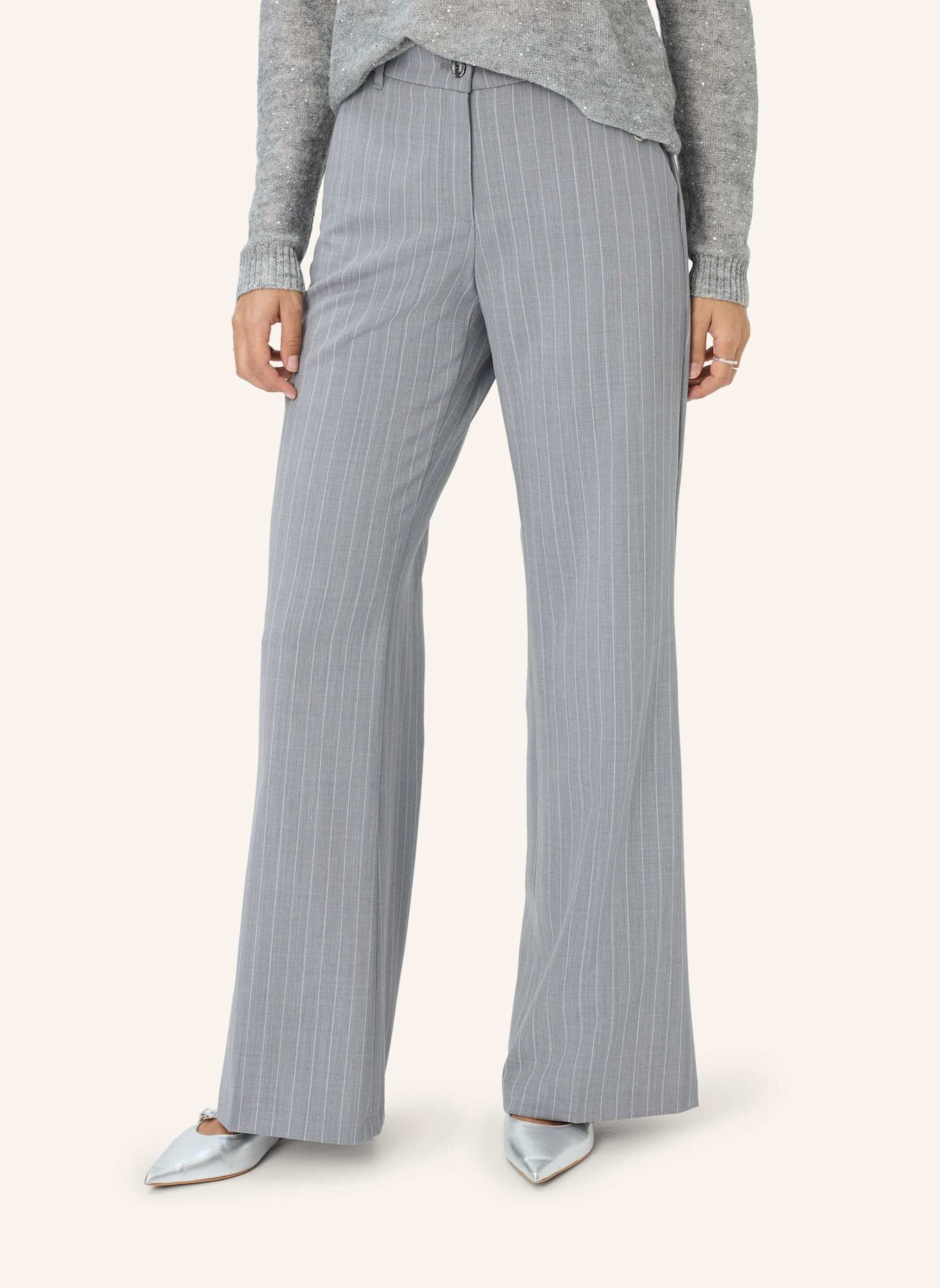 BRAX Palazzohose STYLE MAINE: HELLGRAU