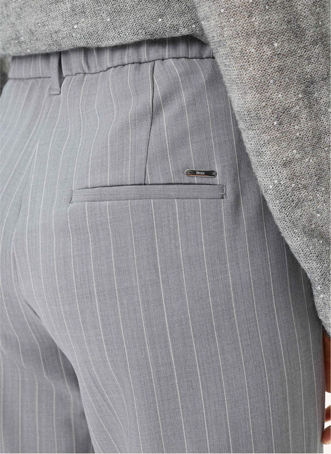 BRAX Palazzohose STYLE MAINE: HELLGRAU