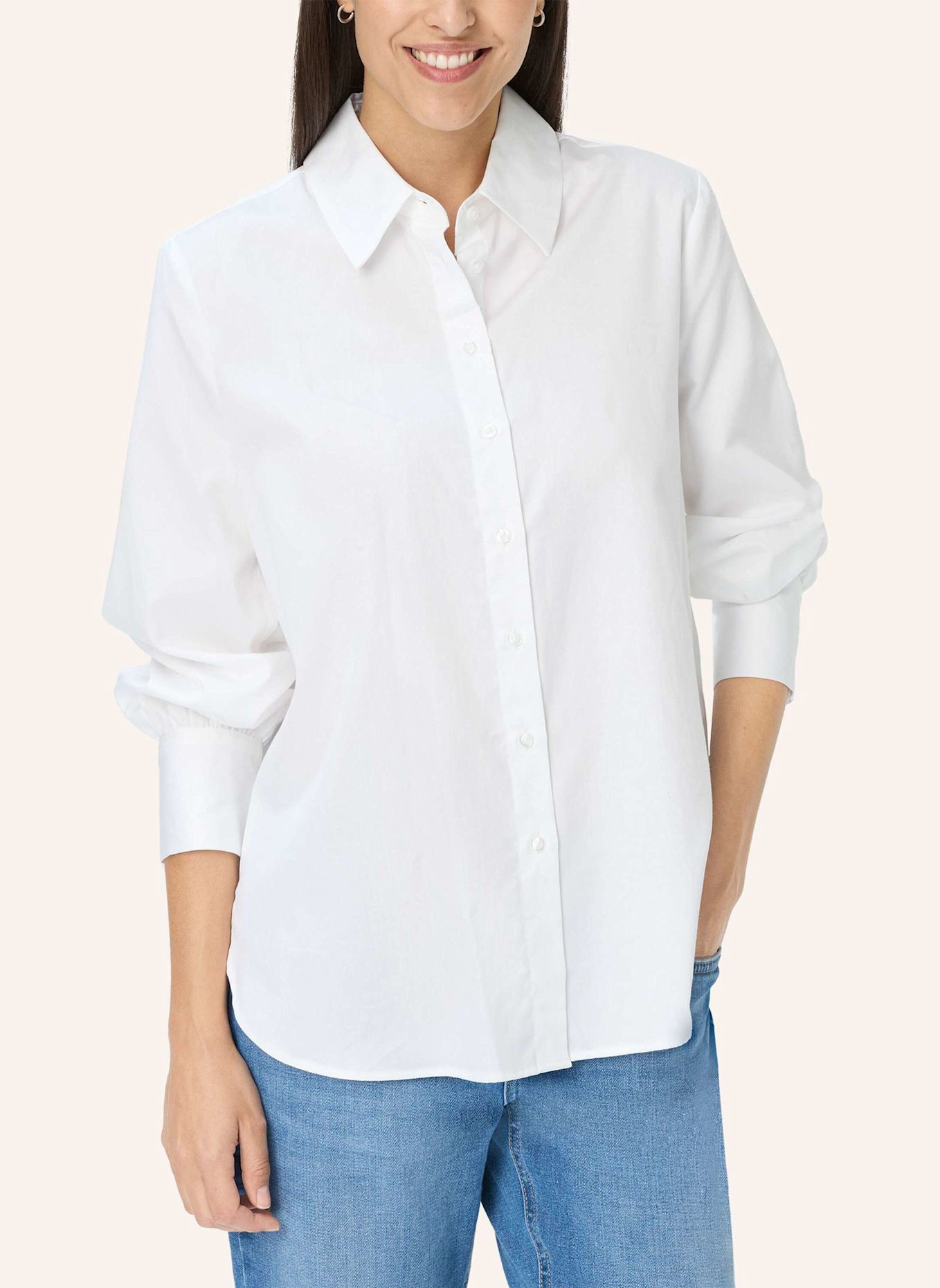 BRAX Hemdbluse STYLE VIKI: WEISS