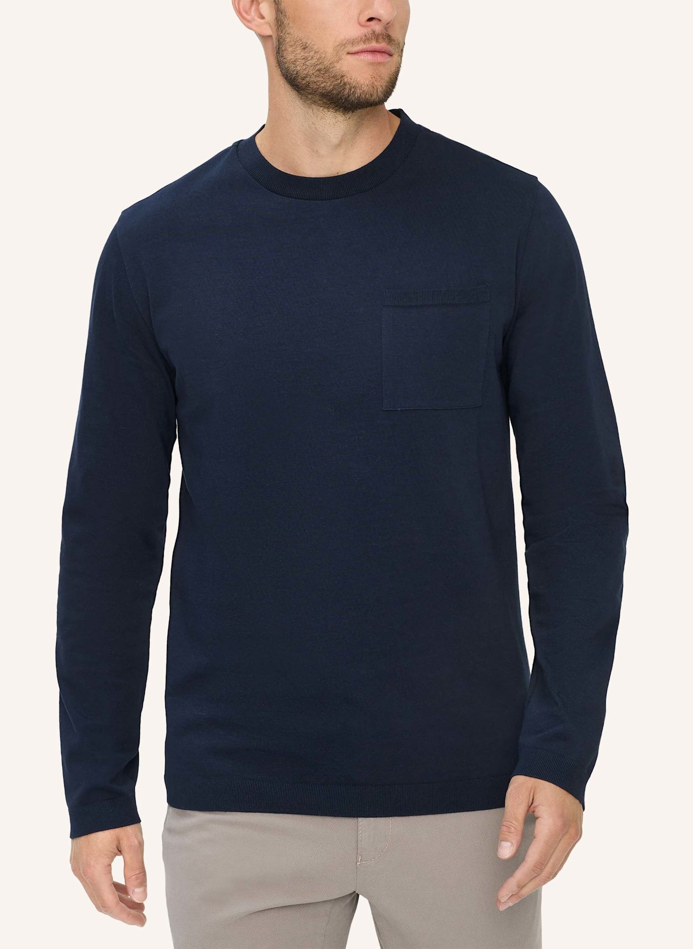 BRAX T-Shirt STYLE SANTINO: BLAU