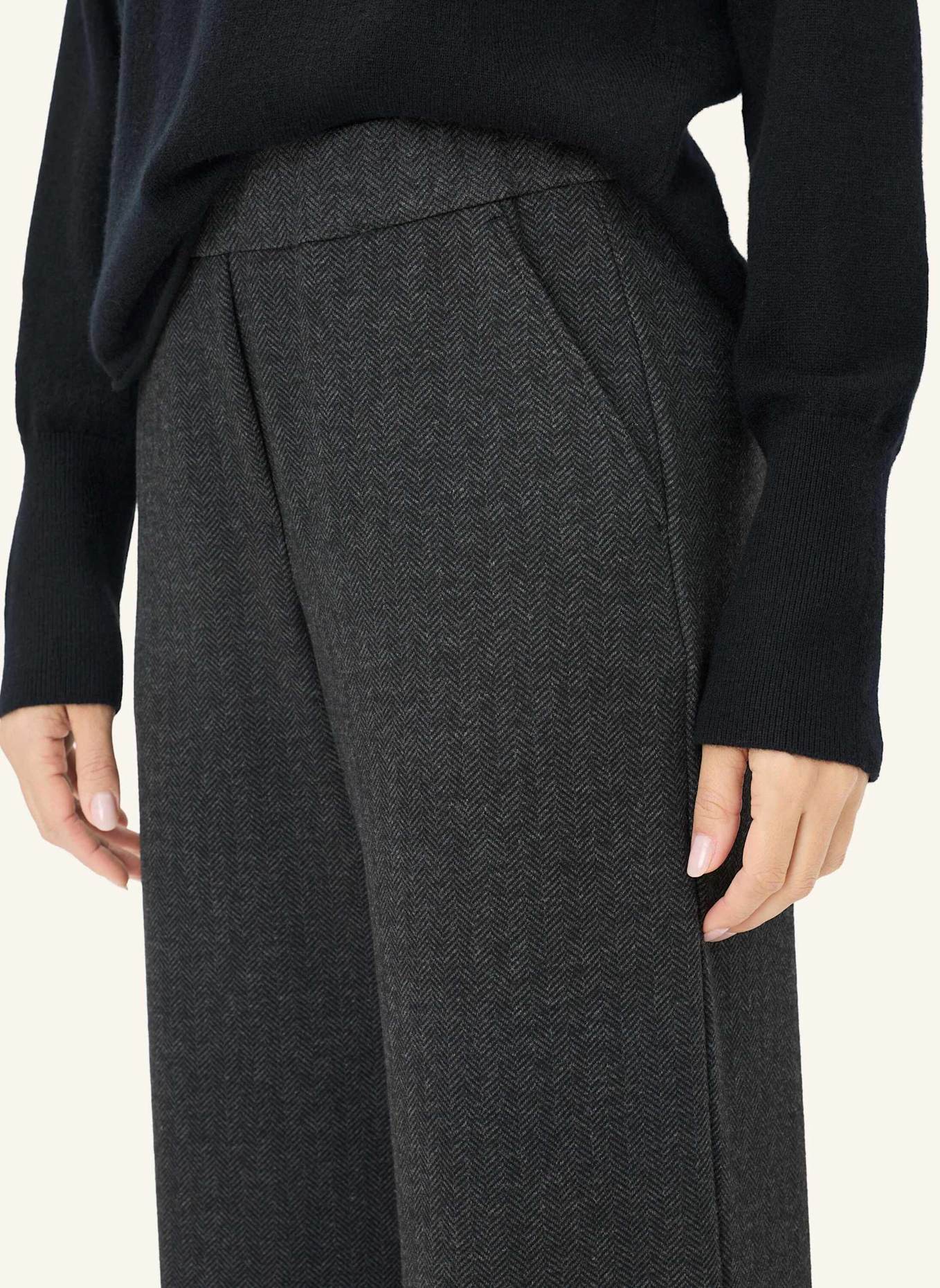 BRAX Palazzohose STYLE MAINE: DUNKELGRAU