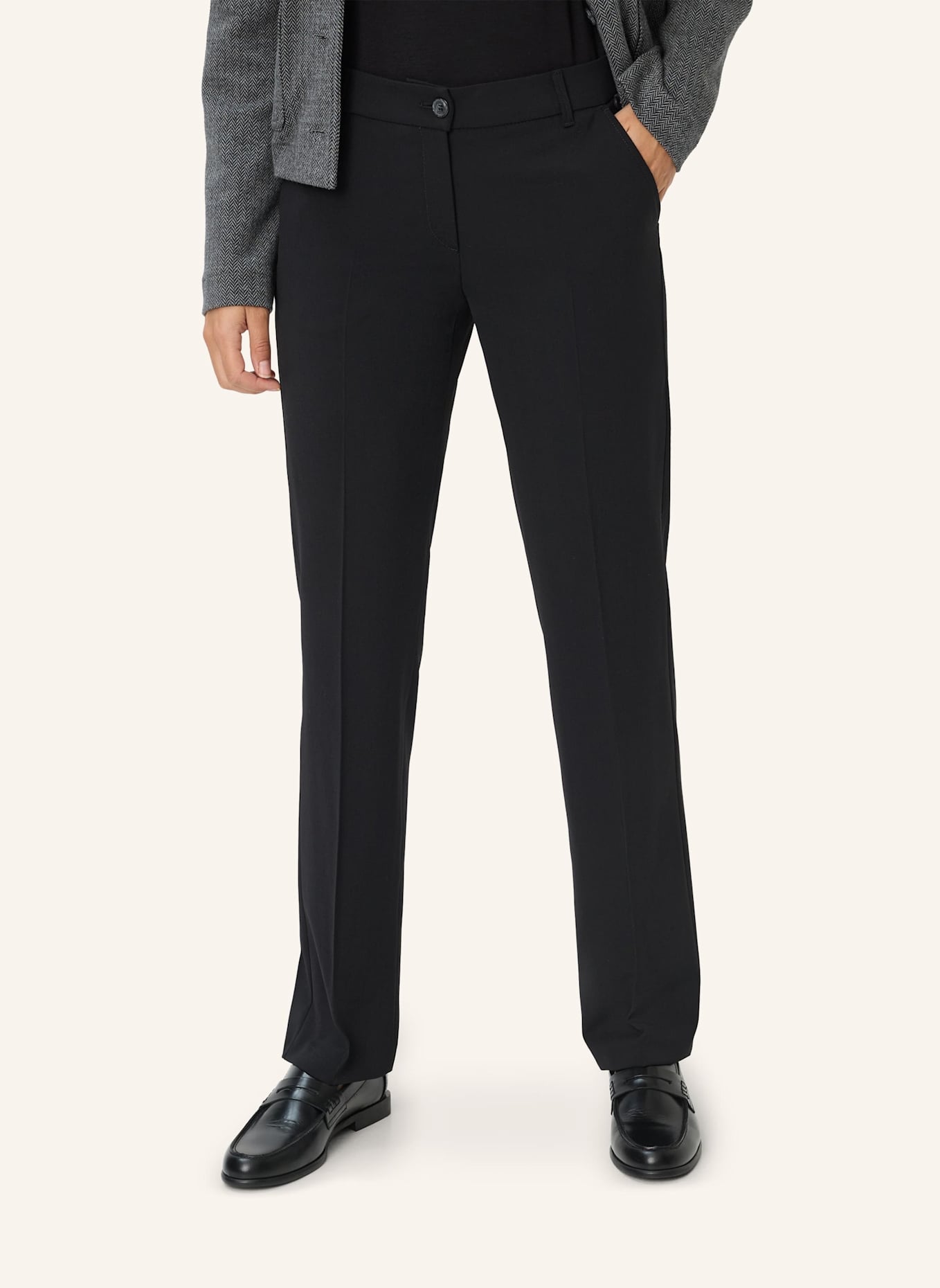 BRAX Palazzohose STYLE MARON: SCHWARZ