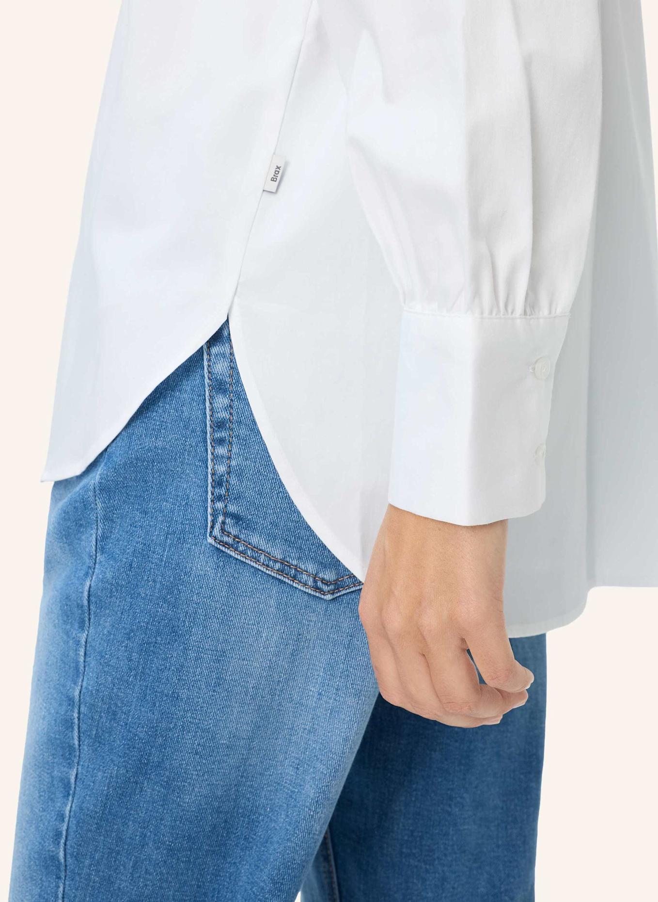BRAX Hemdbluse STYLE VIKI: WEISS
