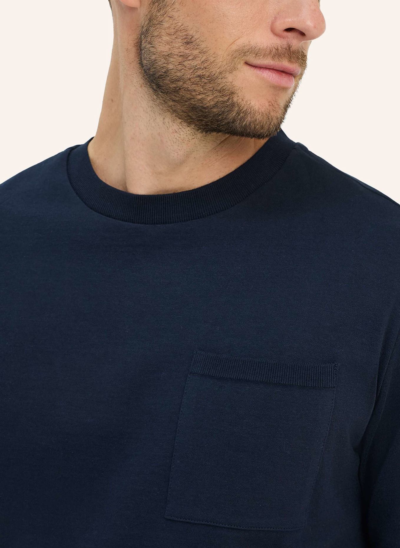 BRAX T-Shirt STYLE SANTINO: BLAU