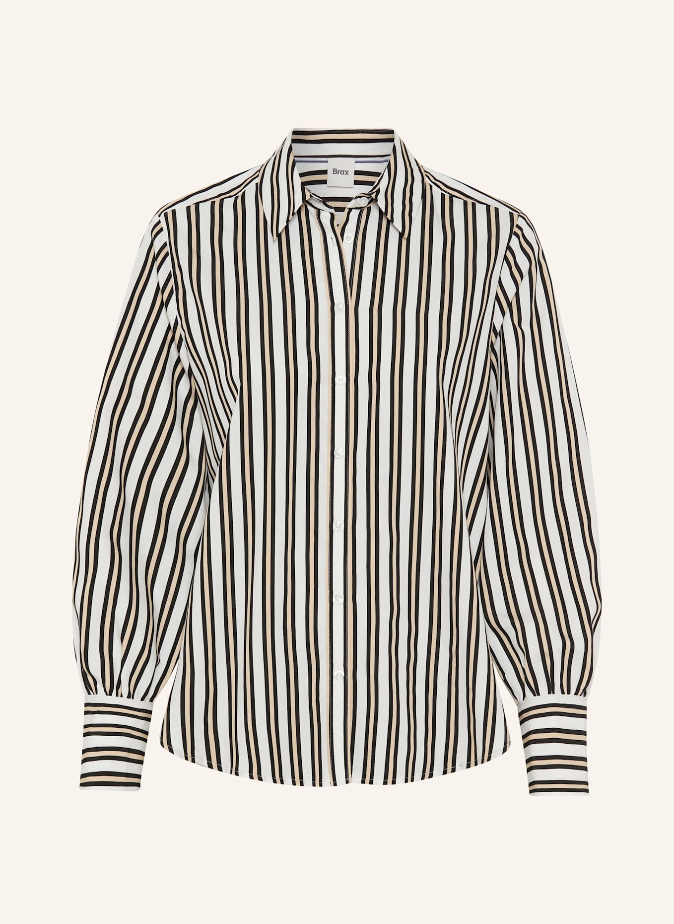 BRAX Hemdbluse STYLE VIC: SCHWARZ