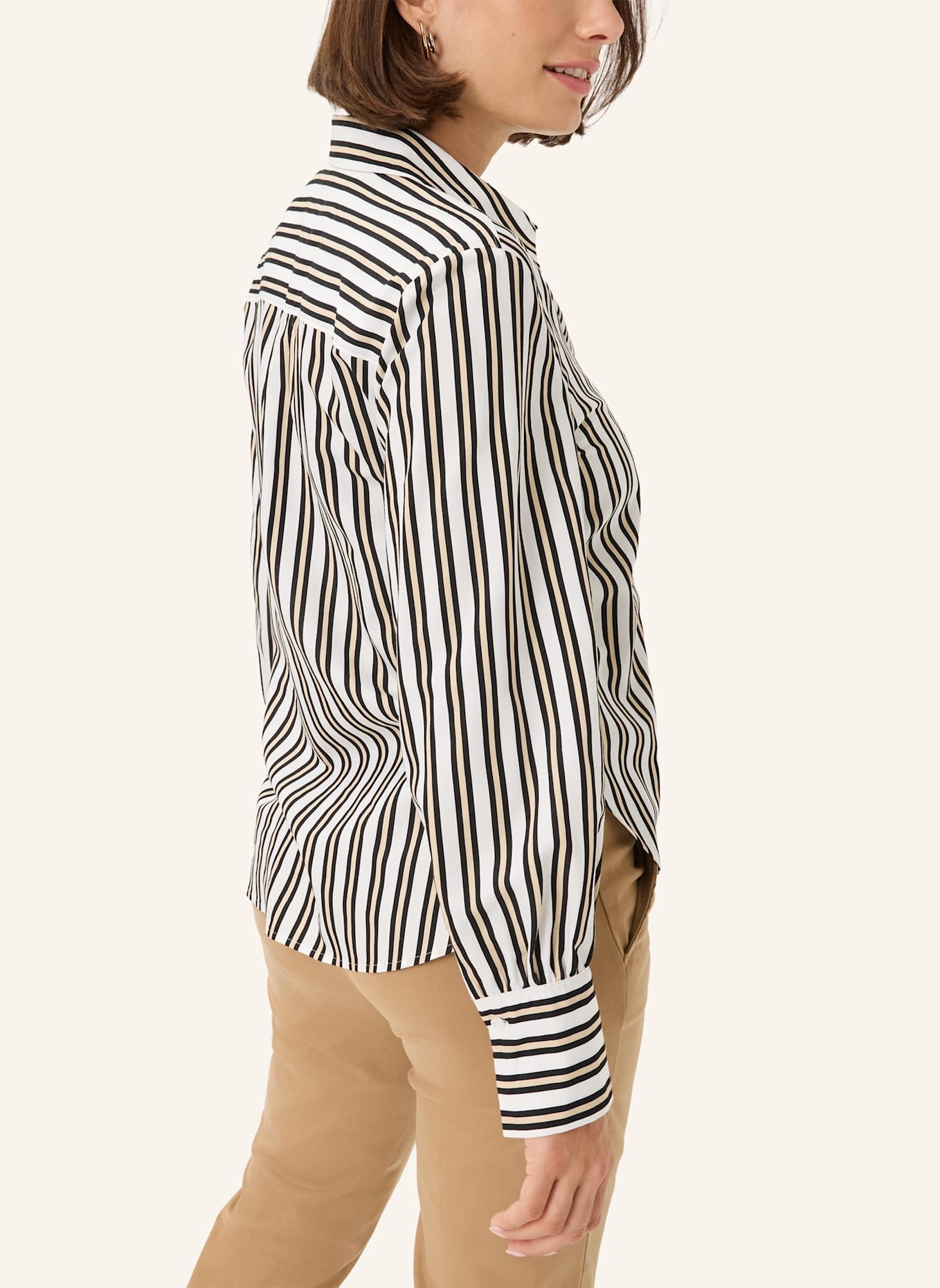 BRAX Hemdbluse STYLE VIC: SCHWARZ