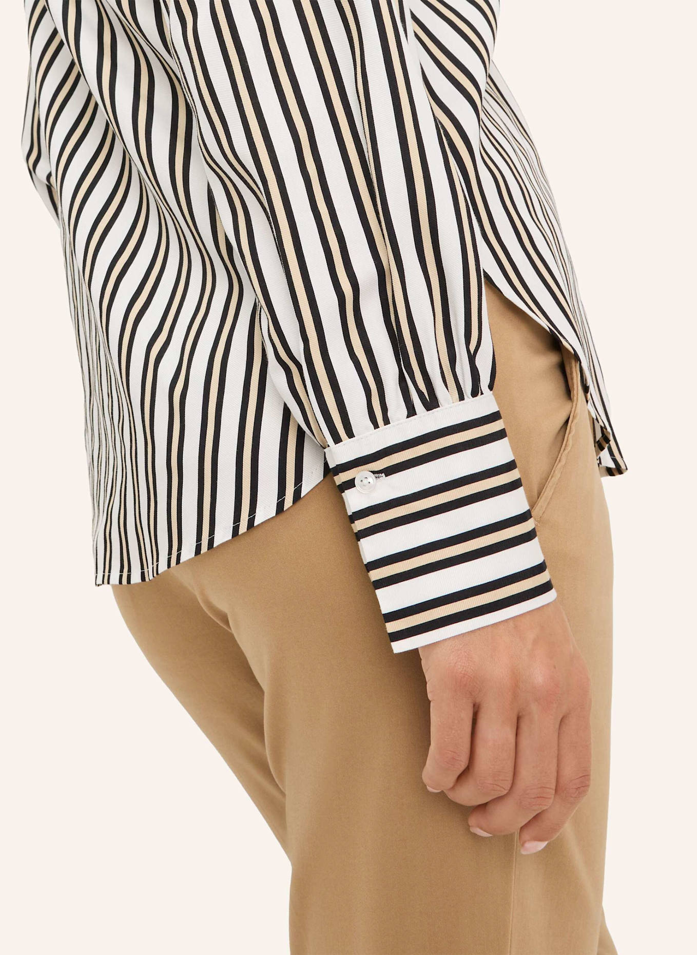 BRAX Hemdbluse STYLE VIC: SCHWARZ