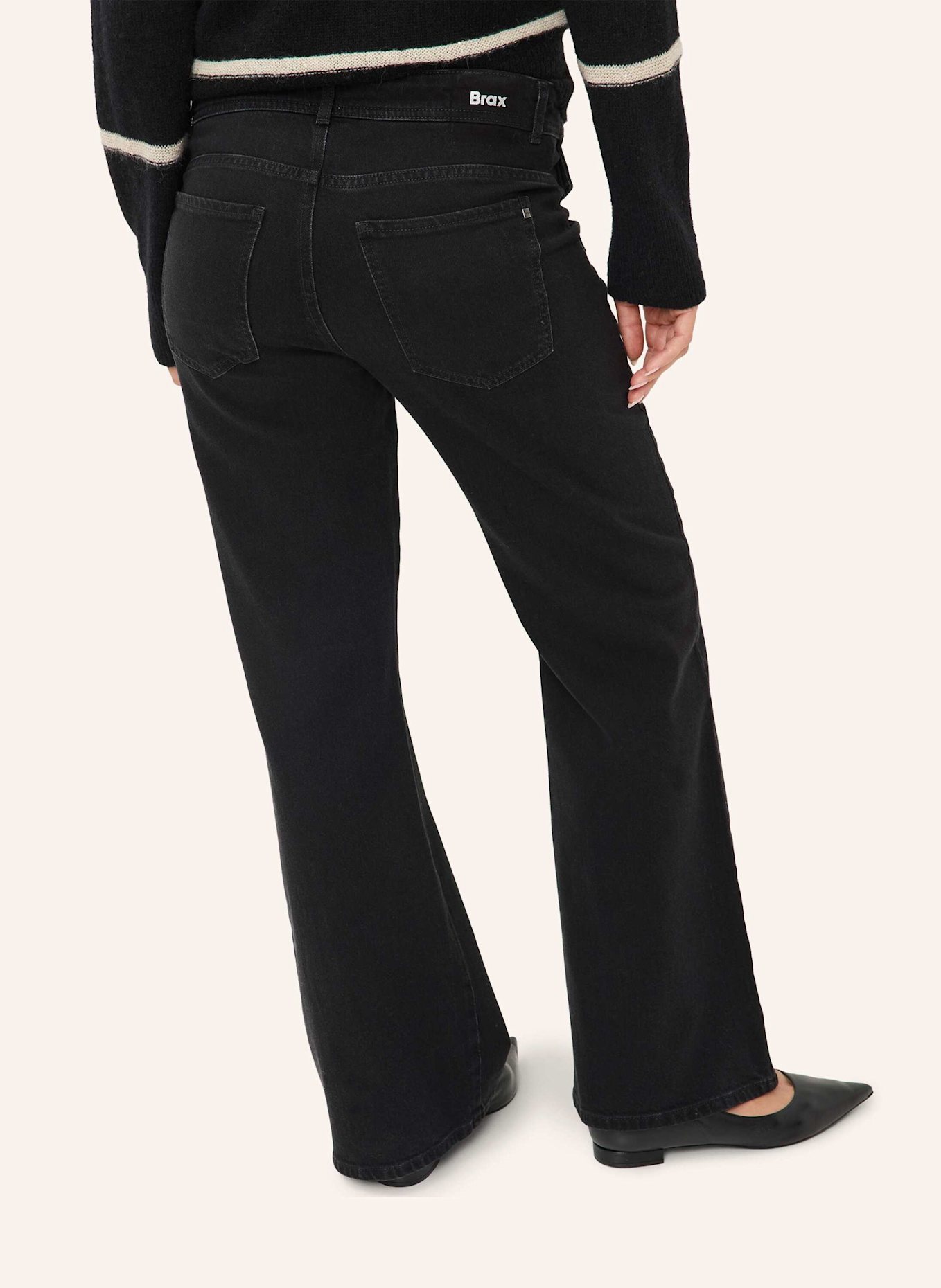 BRAX Palazzohose STYLE MAINE: SCHWARZ