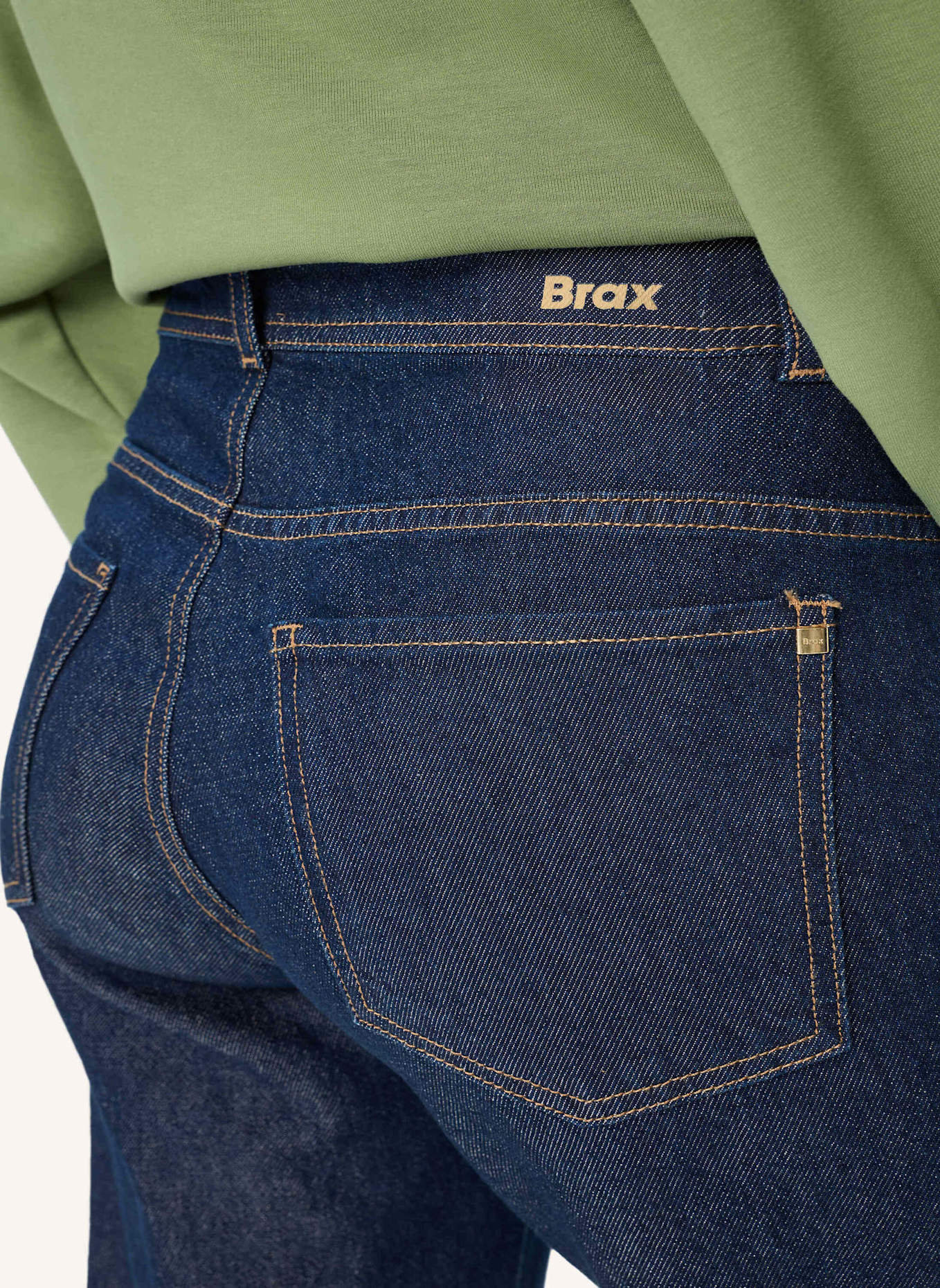 BRAX Palazzohose STYLE MAINE: DUNKELBLAU