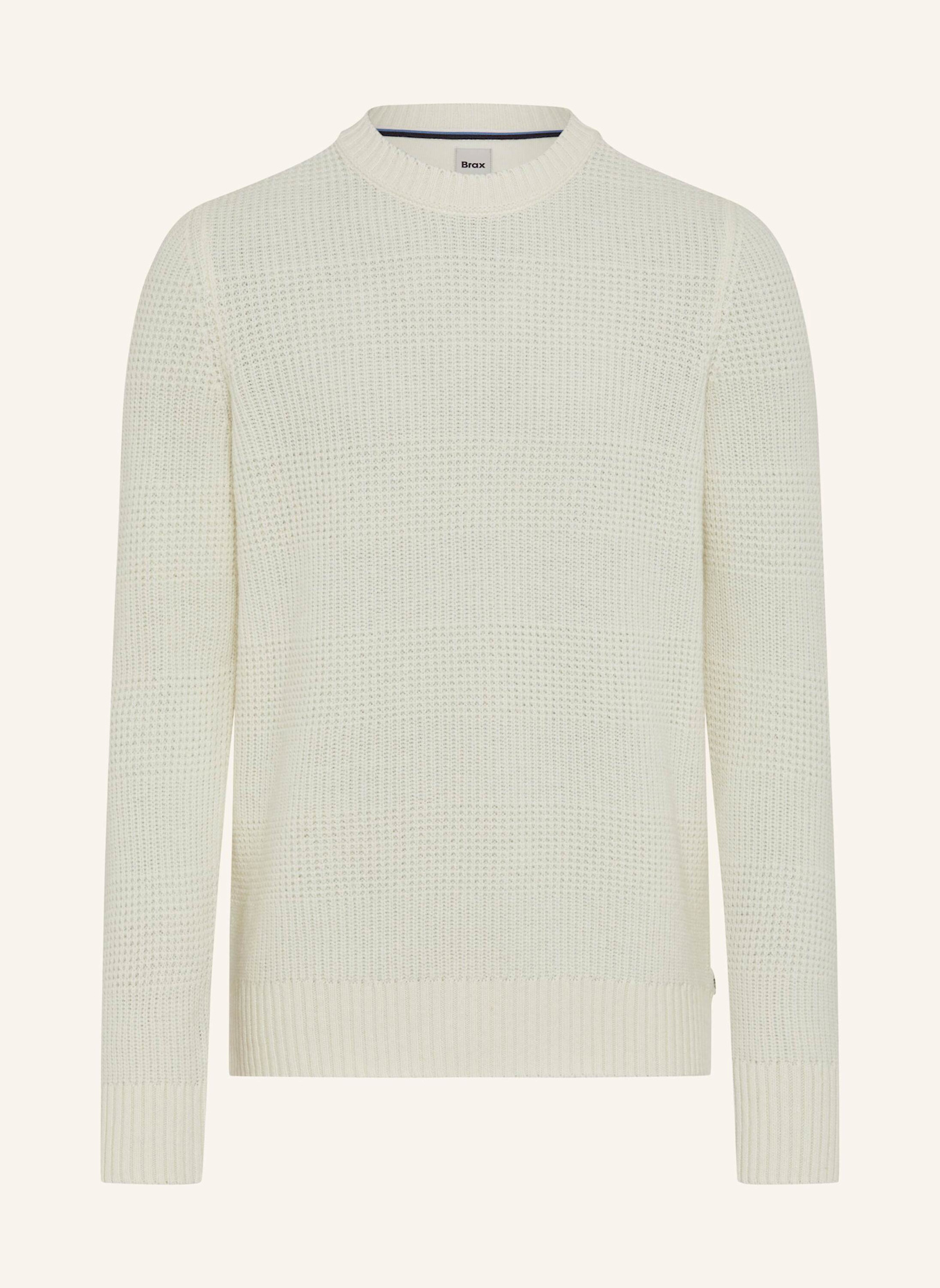 BRAX Strickpullover STYLE RICK: WEISS