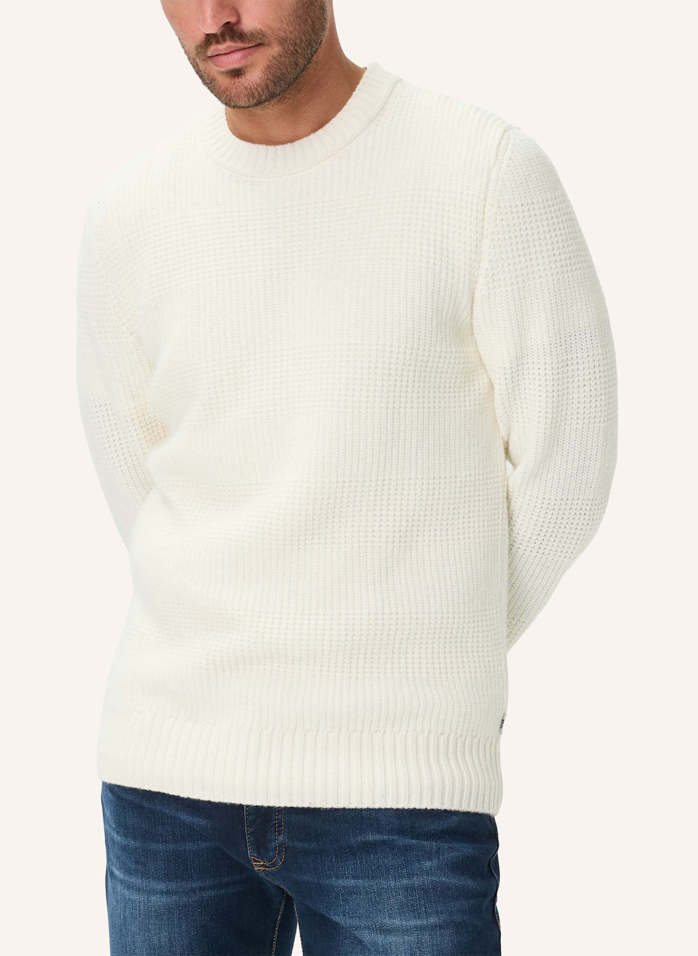 BRAX Strickpullover STYLE RICK: WEISS