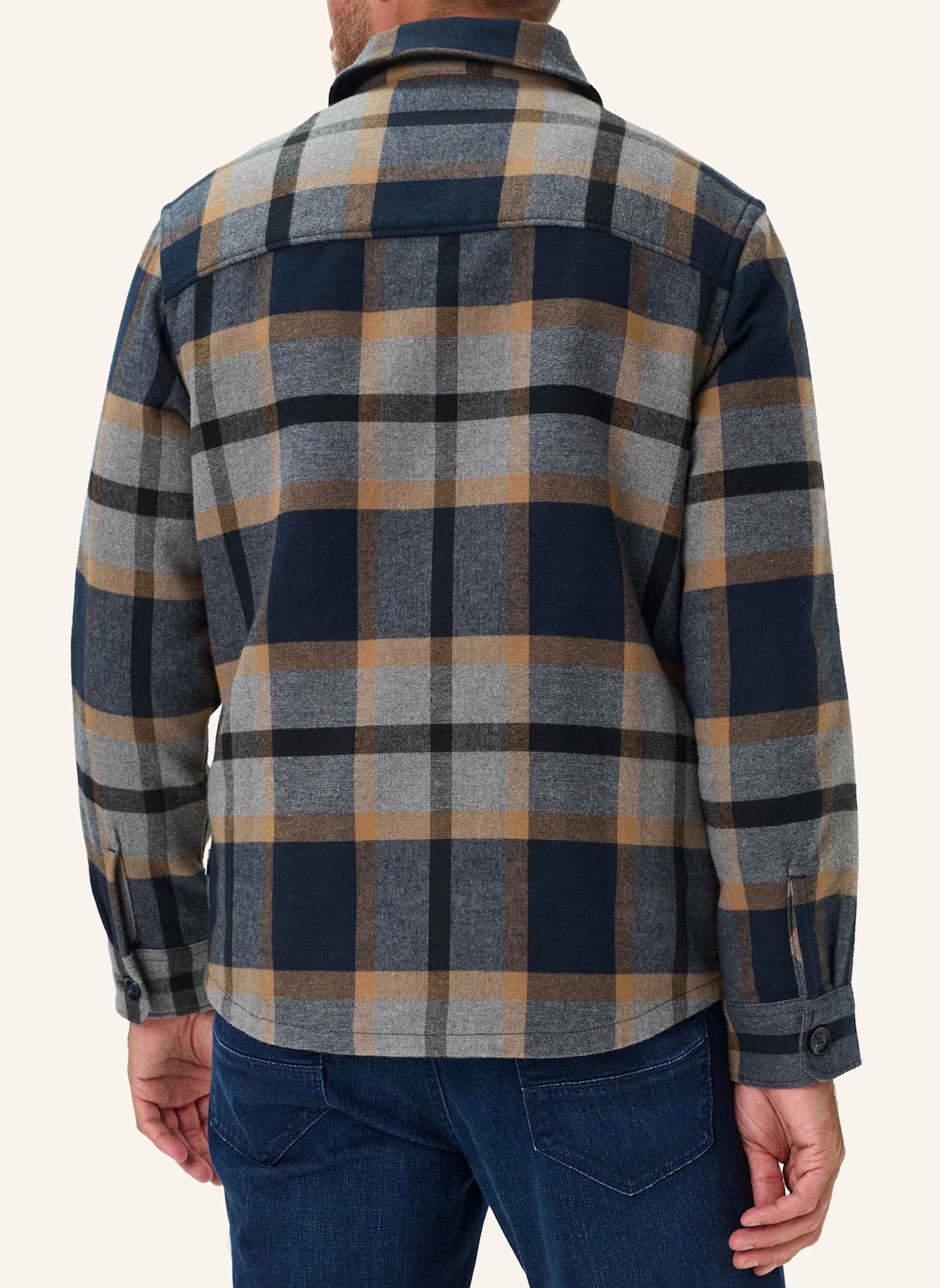 BRAX Overshirt STYLE SANTIAGO: BLAU