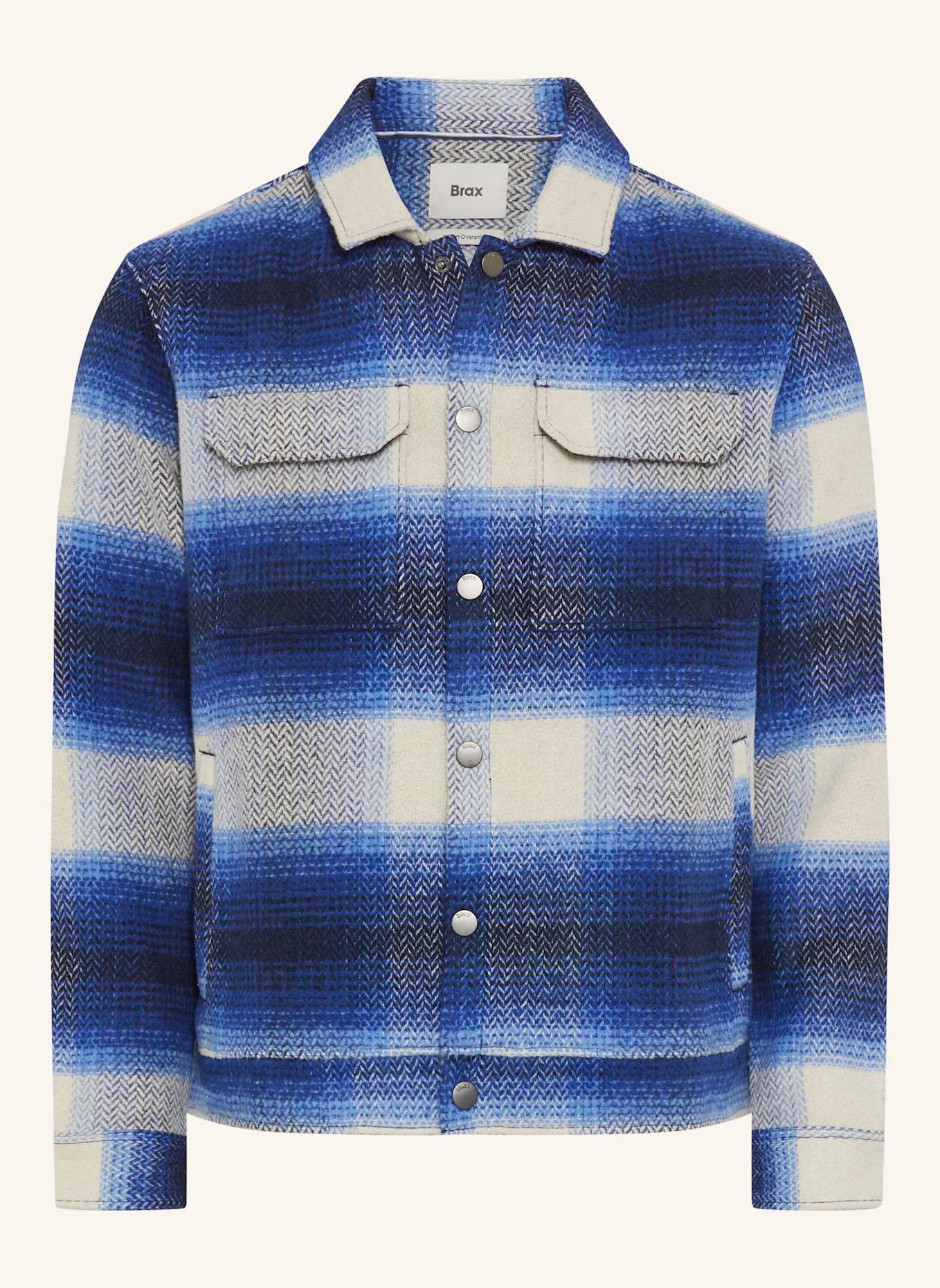 BRAX Sweatjacke STYLE SANTIAGO: BLAU