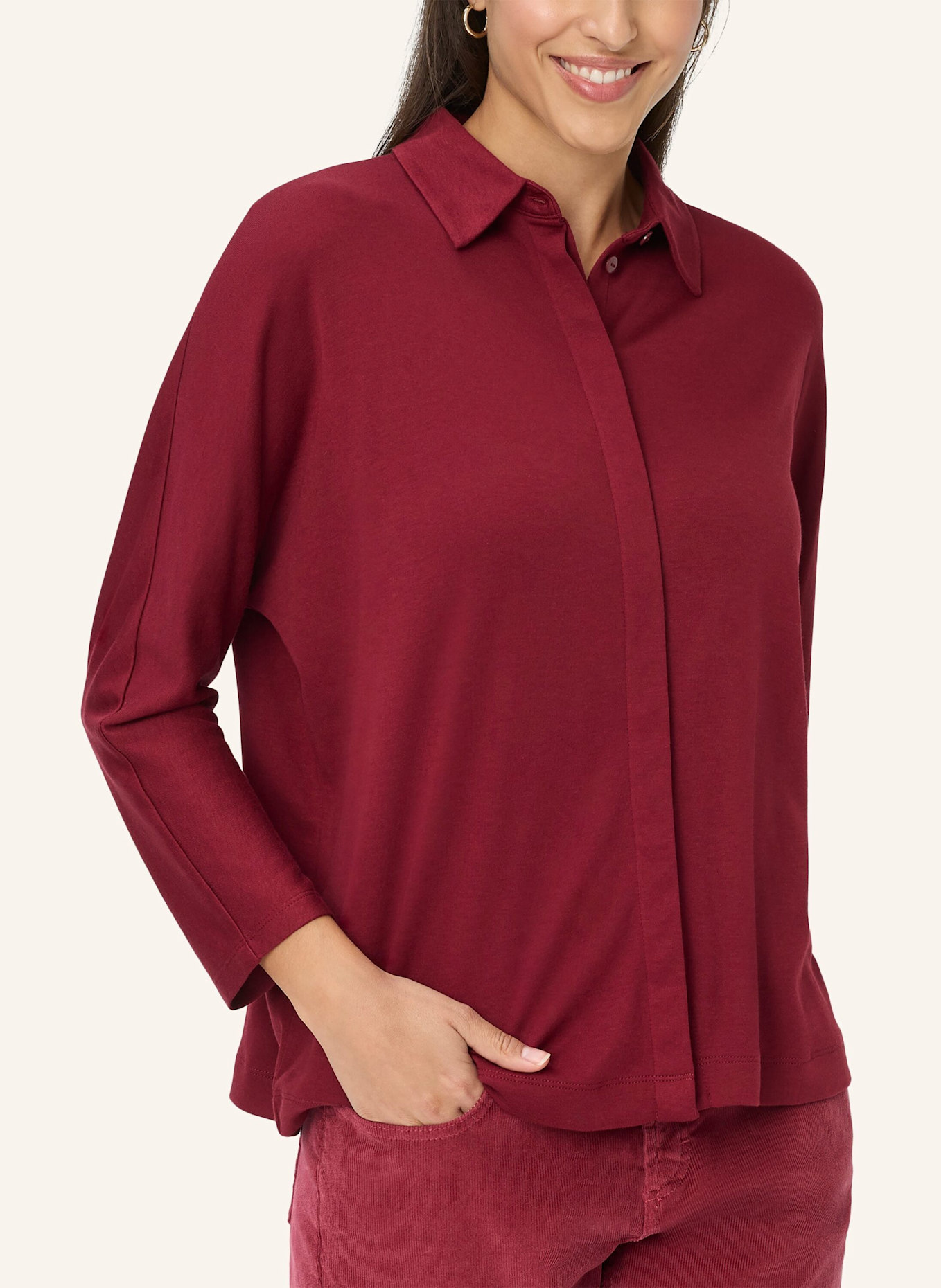 BRAX Shirt STYLE CELIA M: DUNKELROT