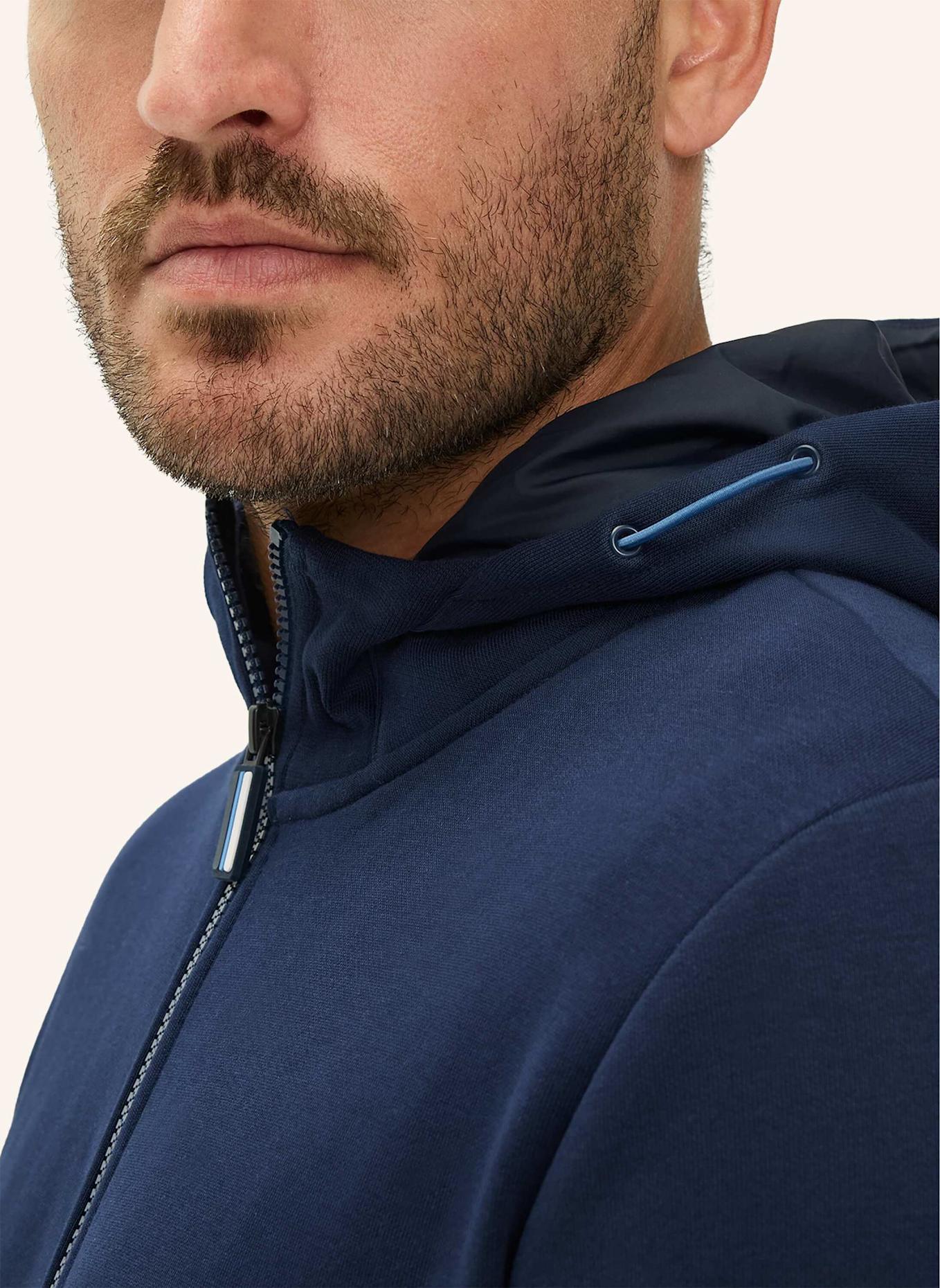 BRAX Sweatjacke STYLE SAMMY: DUNKELBLAU