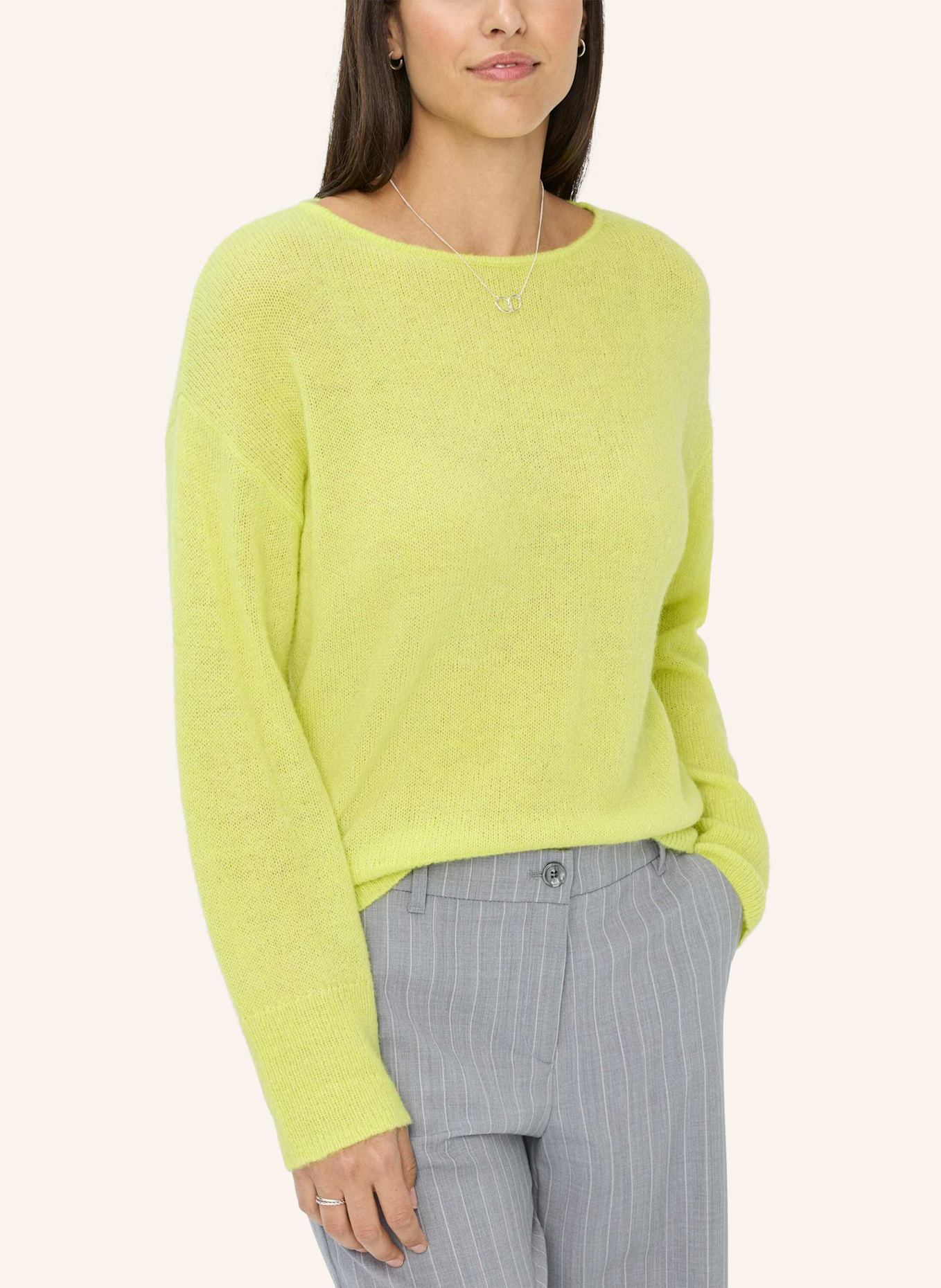 BRAX Pullover LISA: HELLGRÜN