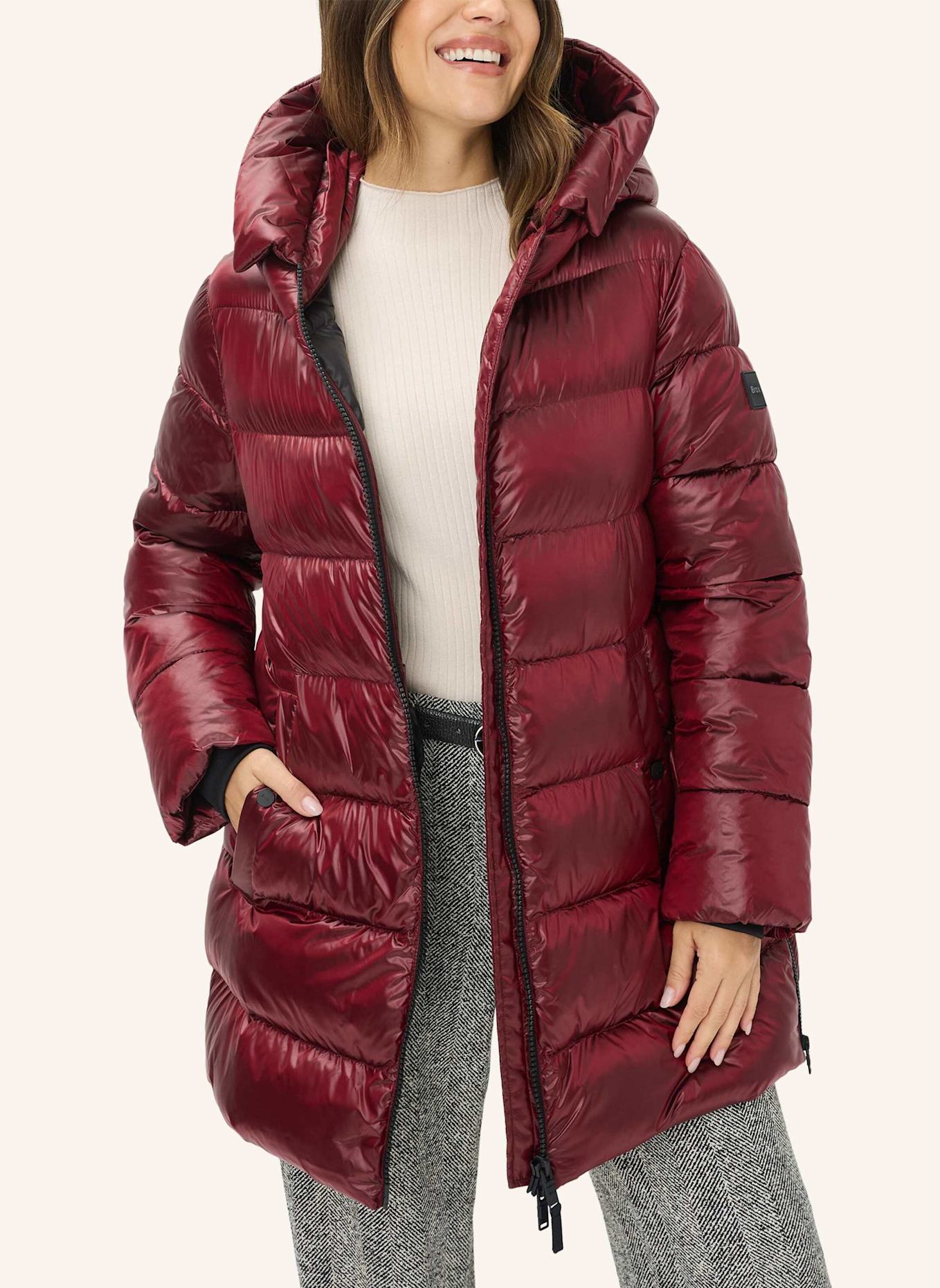 BRAX Pufferjacket STYLE TORONTO: DUNKELROT