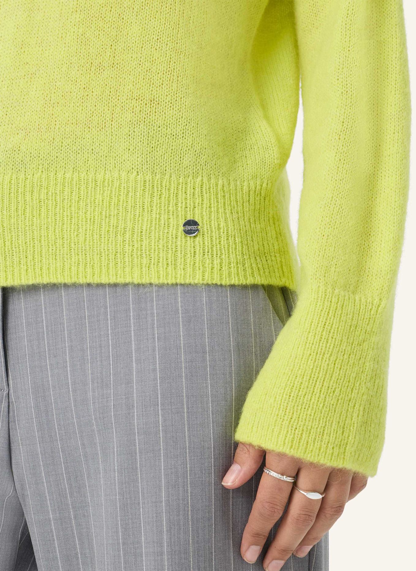 BRAX Pullover LISA: HELLGRÜN