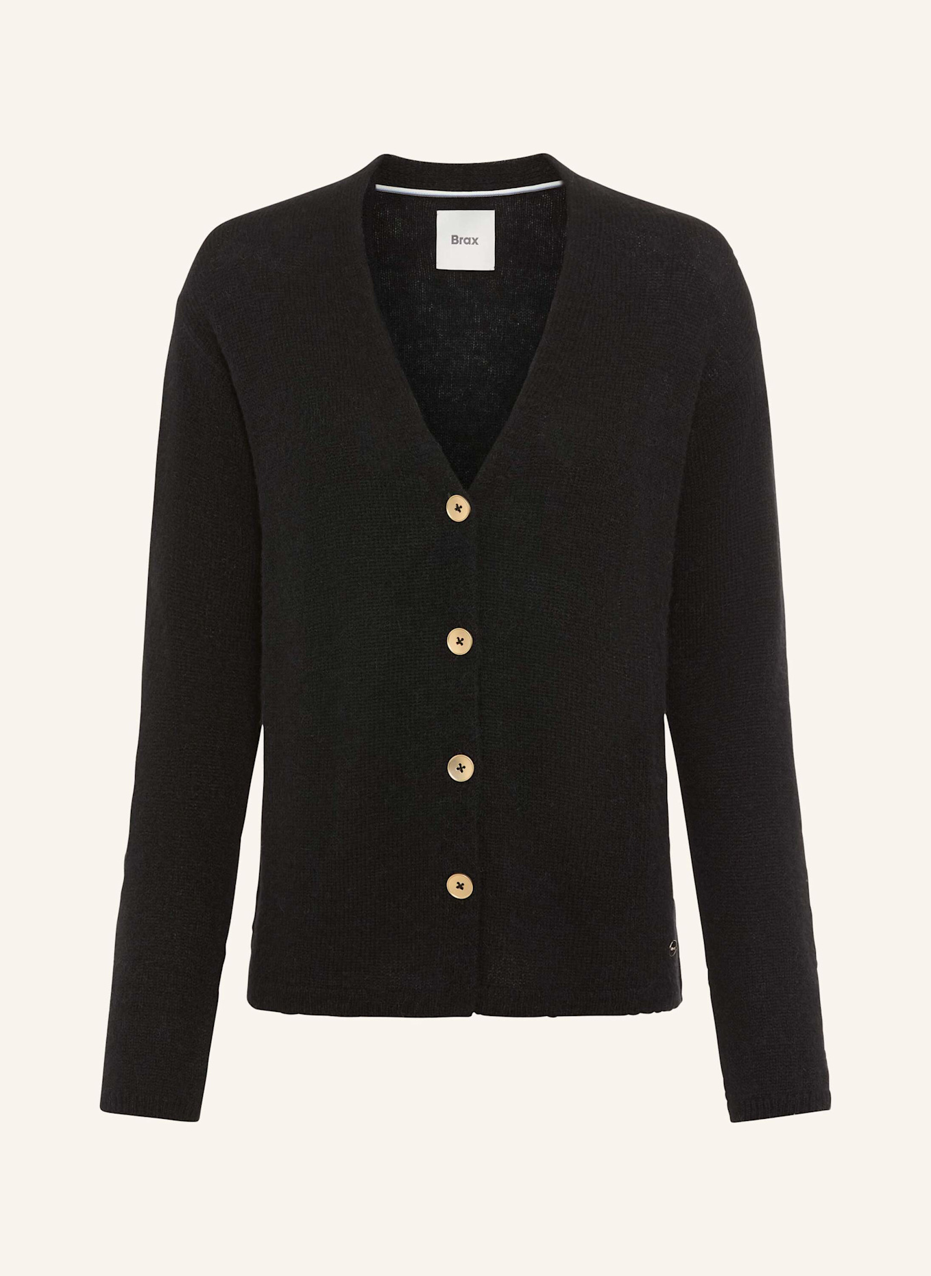 BRAX Strickjacke STYLE ALICIA: SCHWARZ