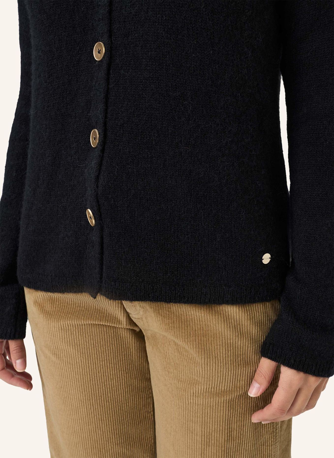 BRAX Strickjacke STYLE ALICIA: SCHWARZ