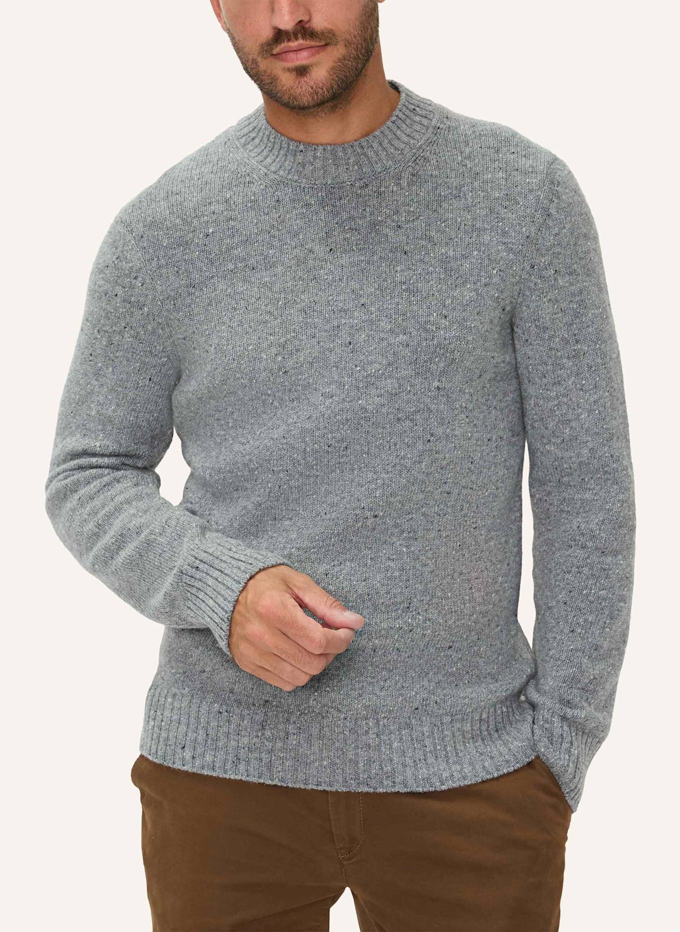 BRAX Strickpullover STYLE BUDDY: GRAU