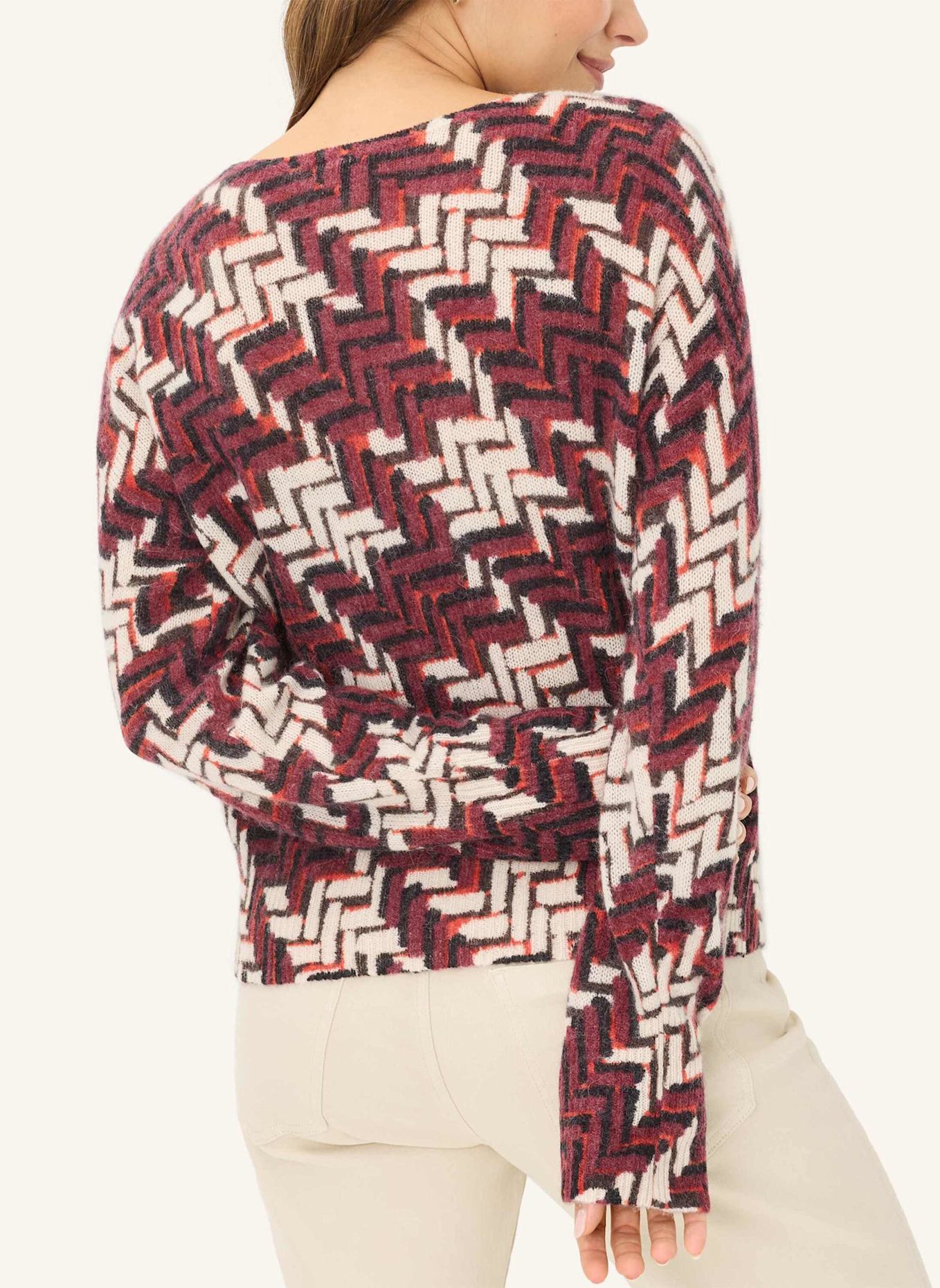 BRAX Strickpullover STYLE LISA: ORANGE