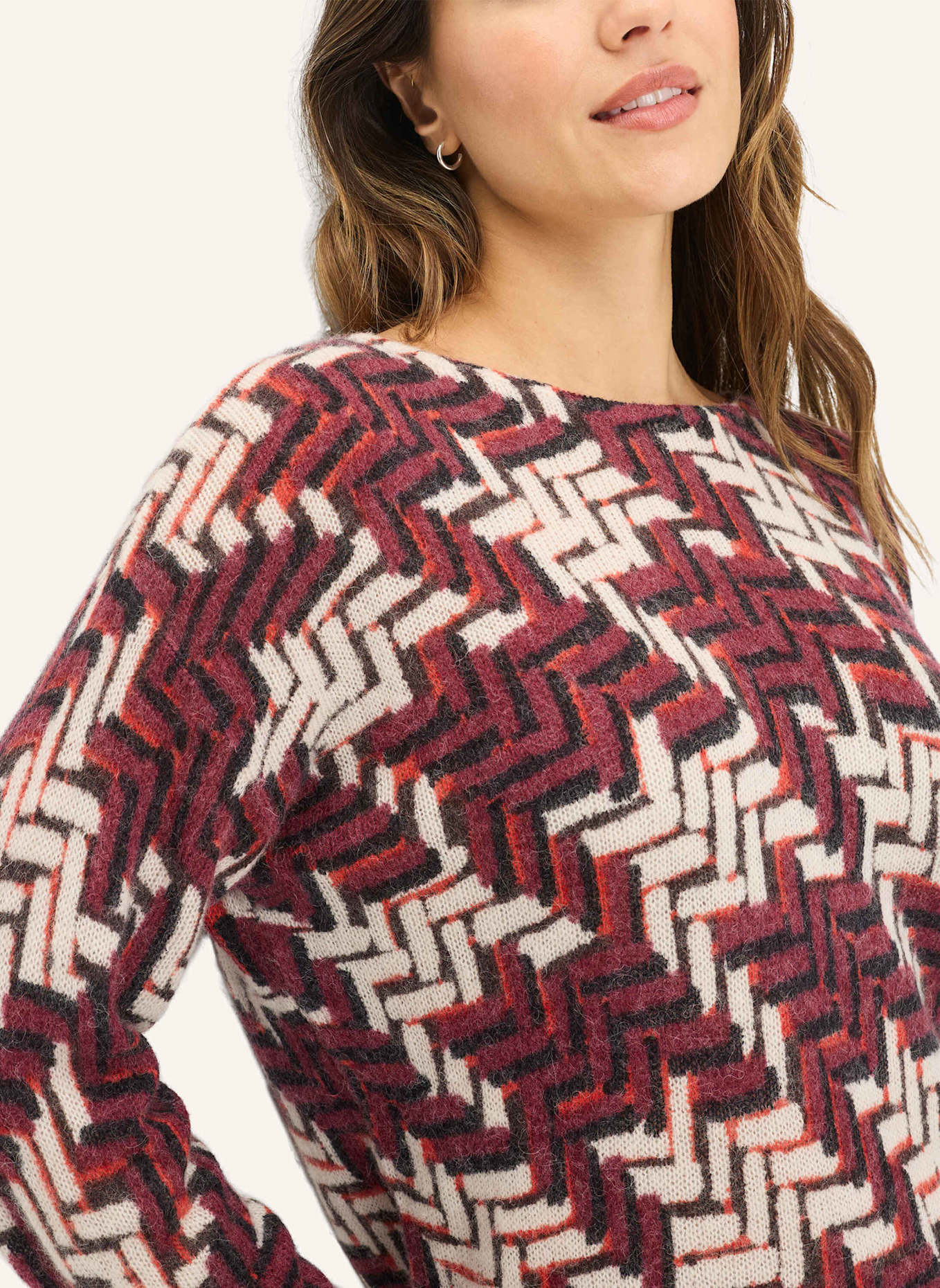 BRAX Strickpullover STYLE LISA: ORANGE