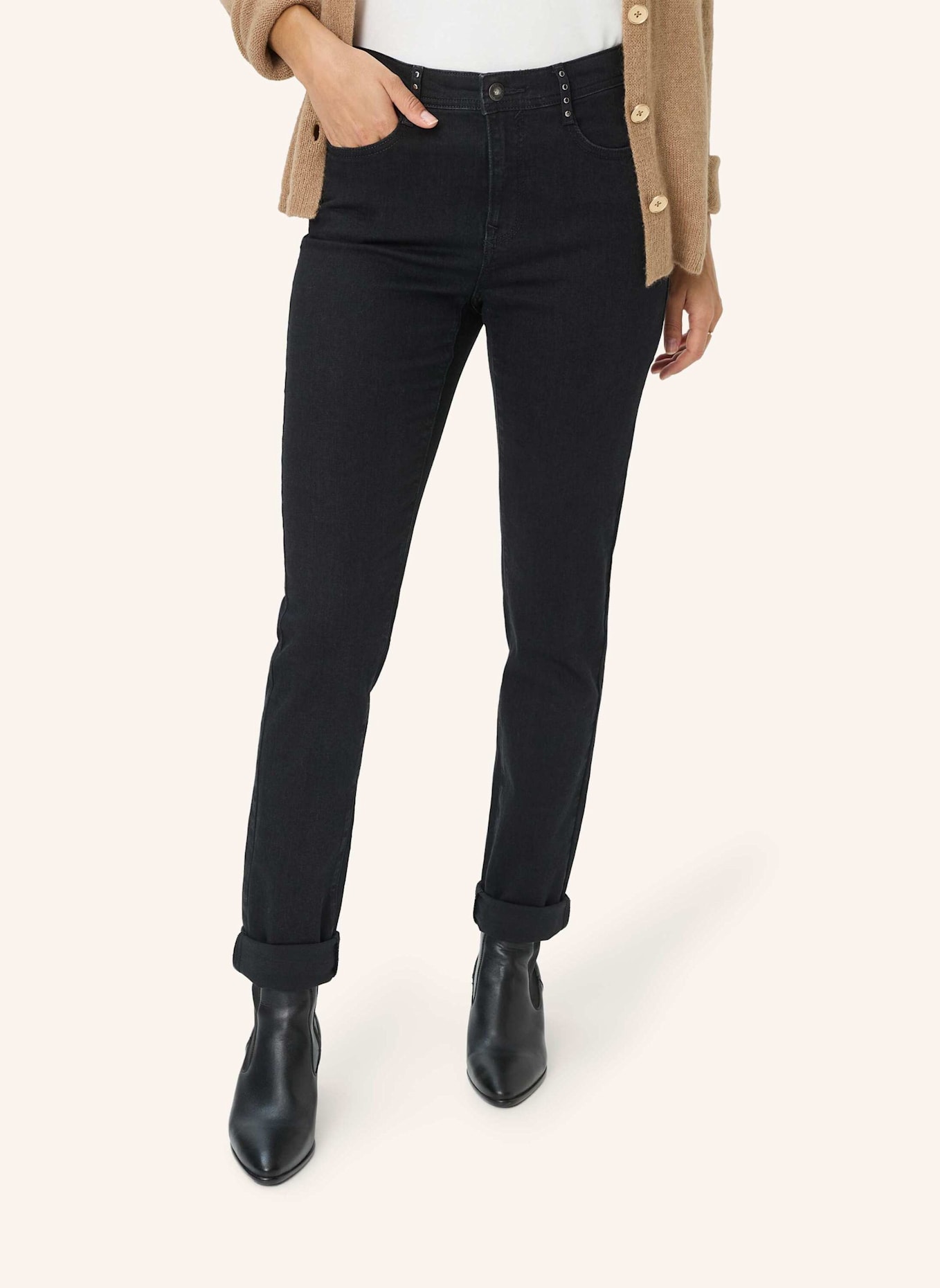 BRAX Jeans STYLE CAROLA: SCHWARZ