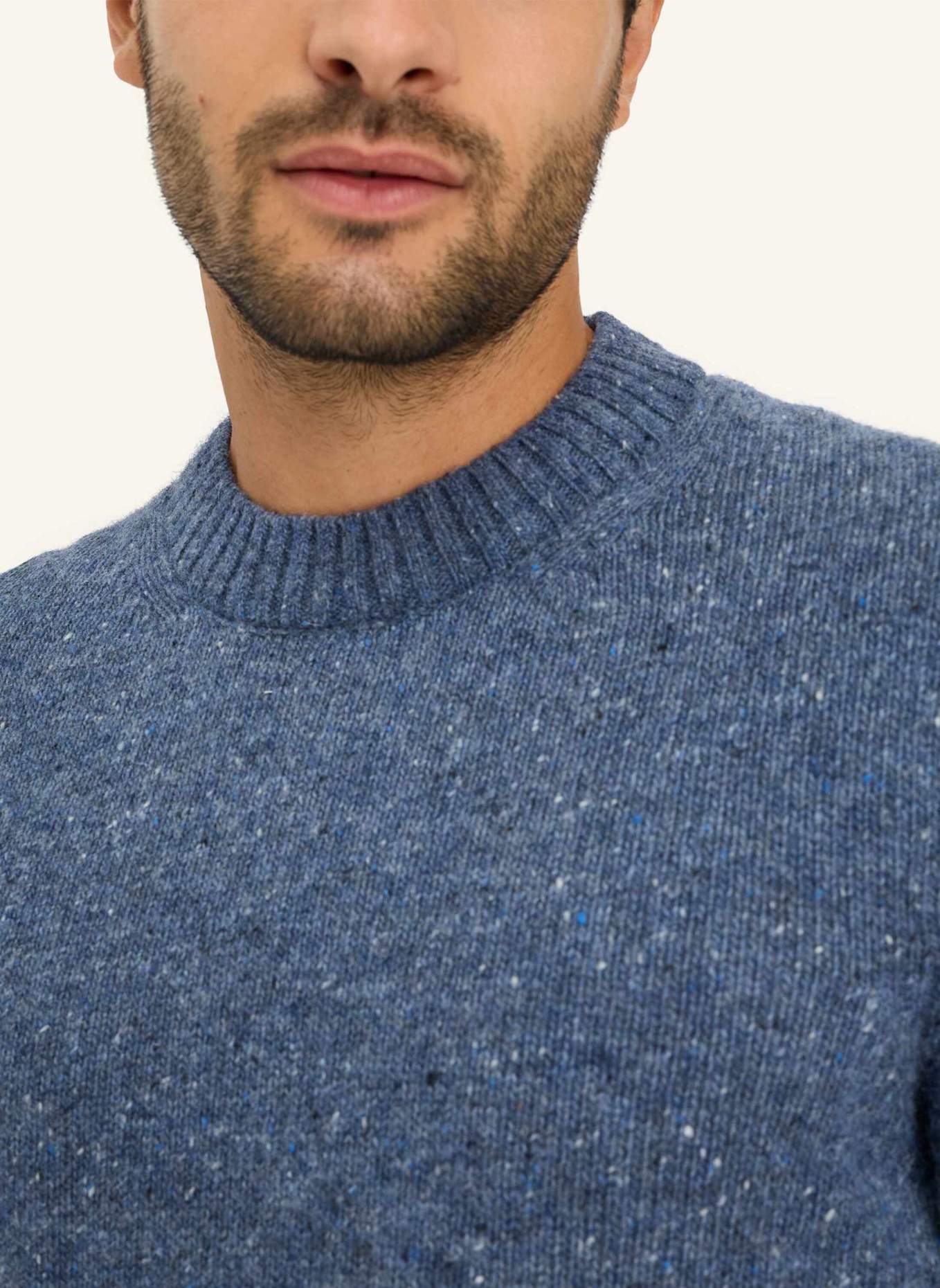 BRAX Strickpullover STYLE BUDDY: BLAU