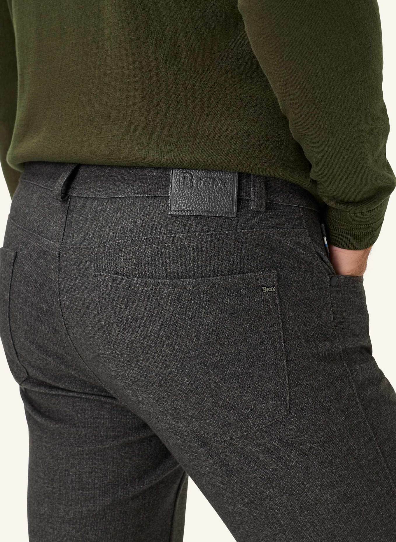 BRAX Five-Pocket-Hose STYLE CHUCK: DUNKELBRAUN
