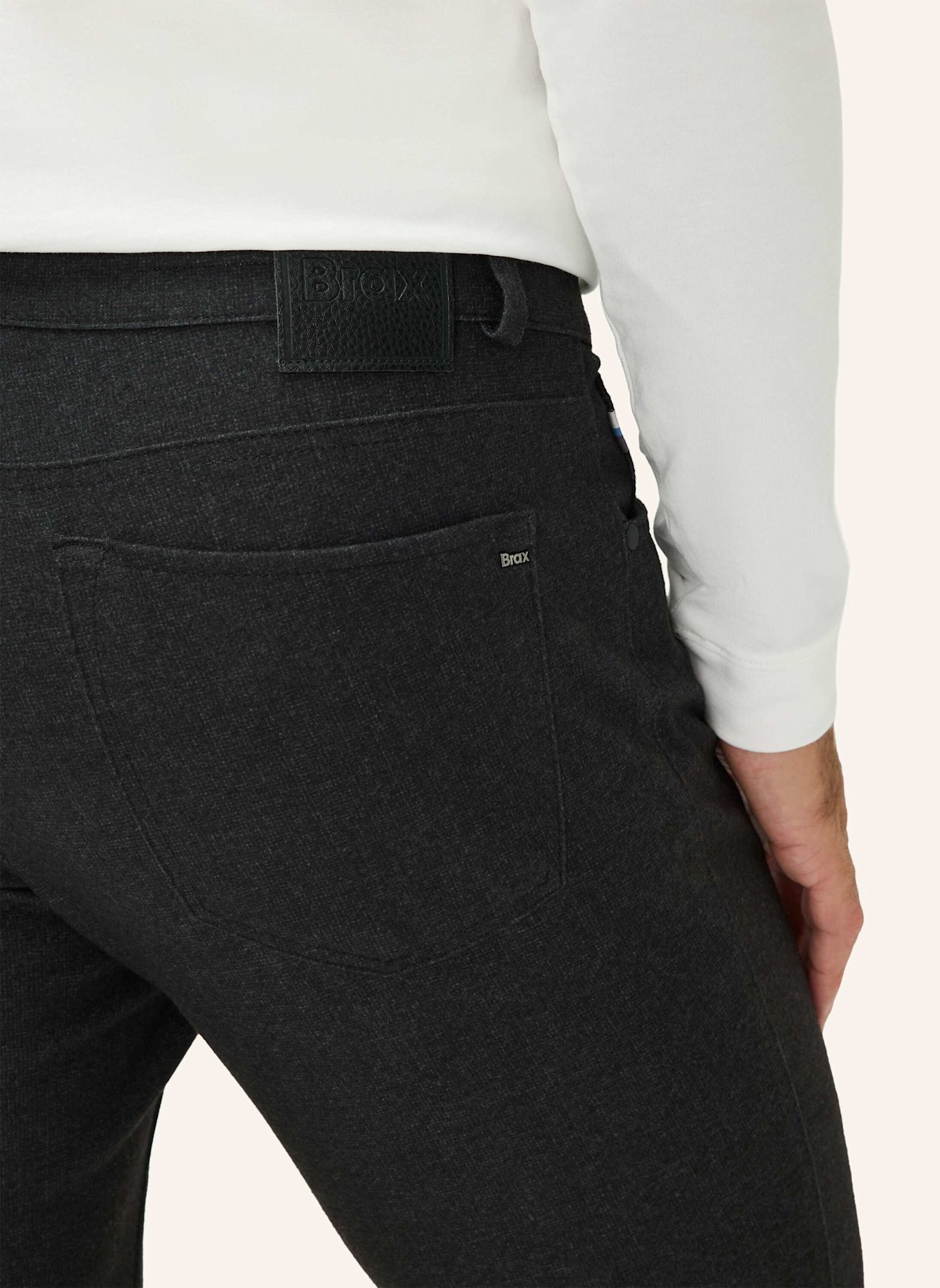 BRAX Five-Pocket-Hose STYLE CHUCK: DUNKELGRAU