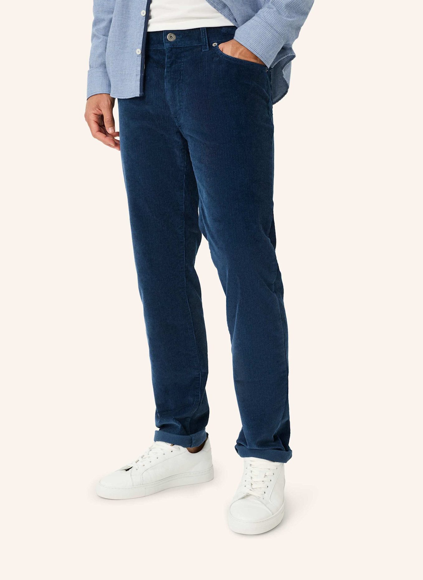 BRAX Five-Pocket-Hose STYLE CADIZ: DUNKELBLAU