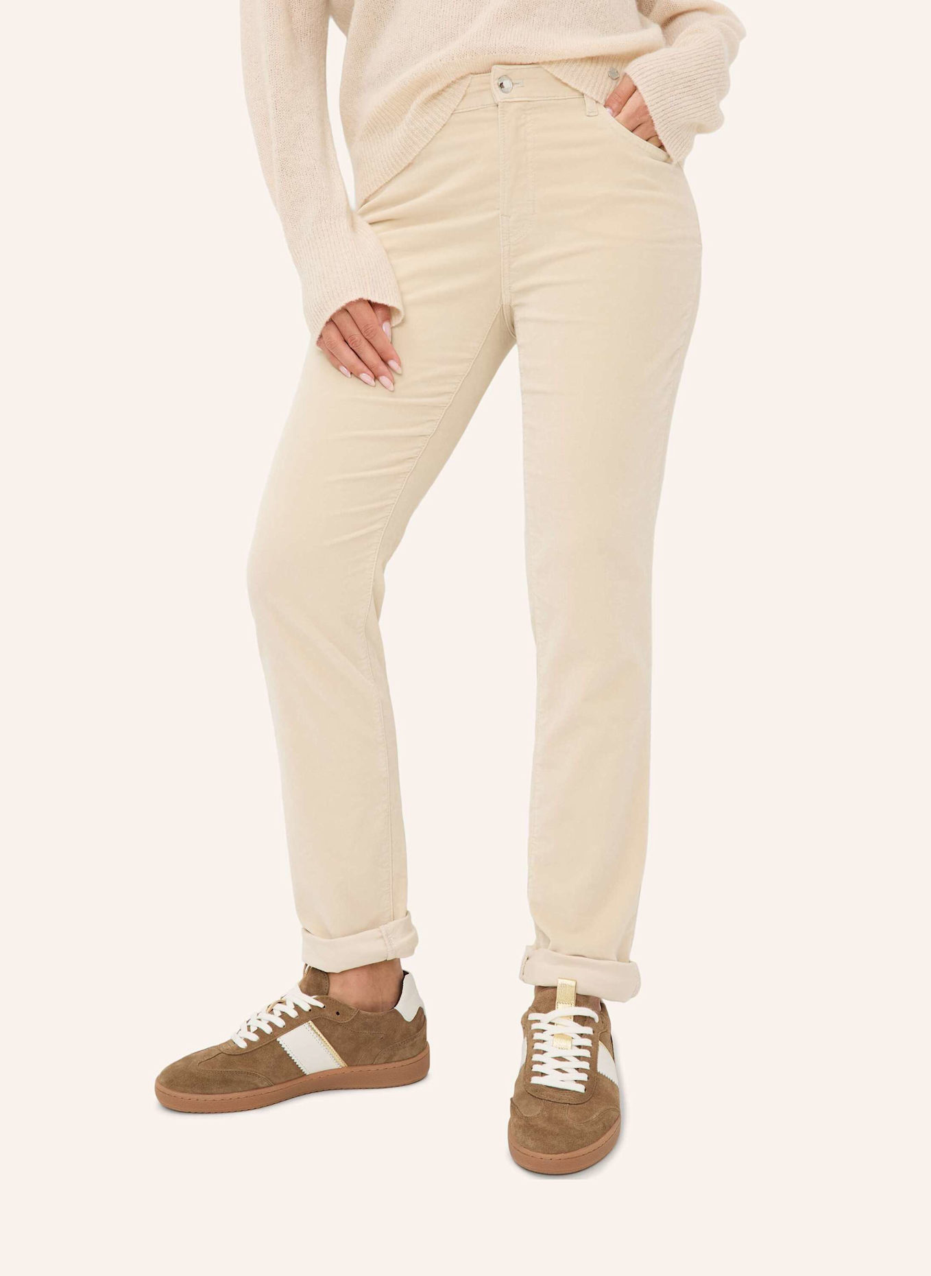 BRAX Five-Pocket-Jeans STYLE CAROLA: BEIGE