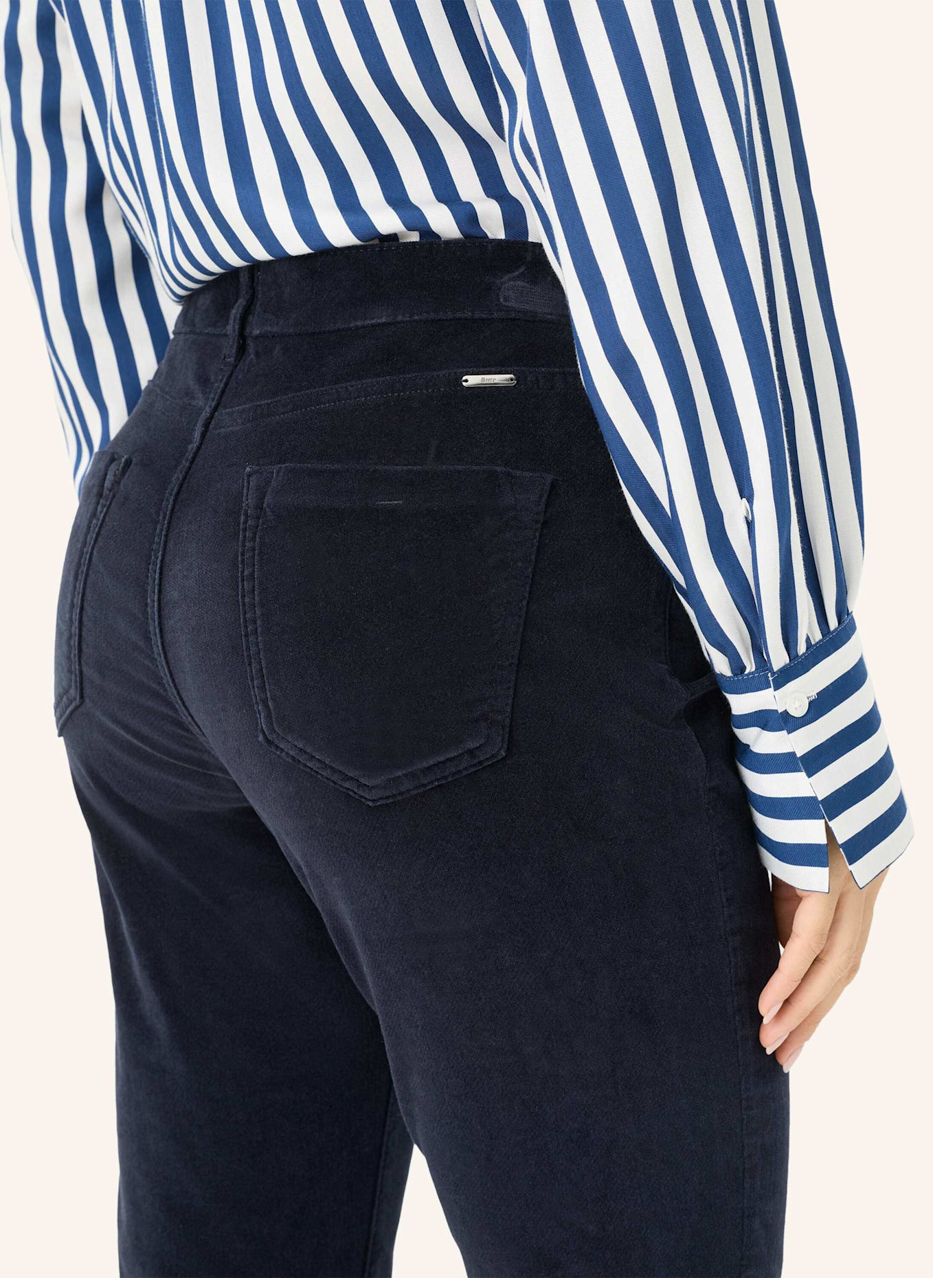 BRAX Five-Pocket-Jeans STYLE CAROLA: BLAU