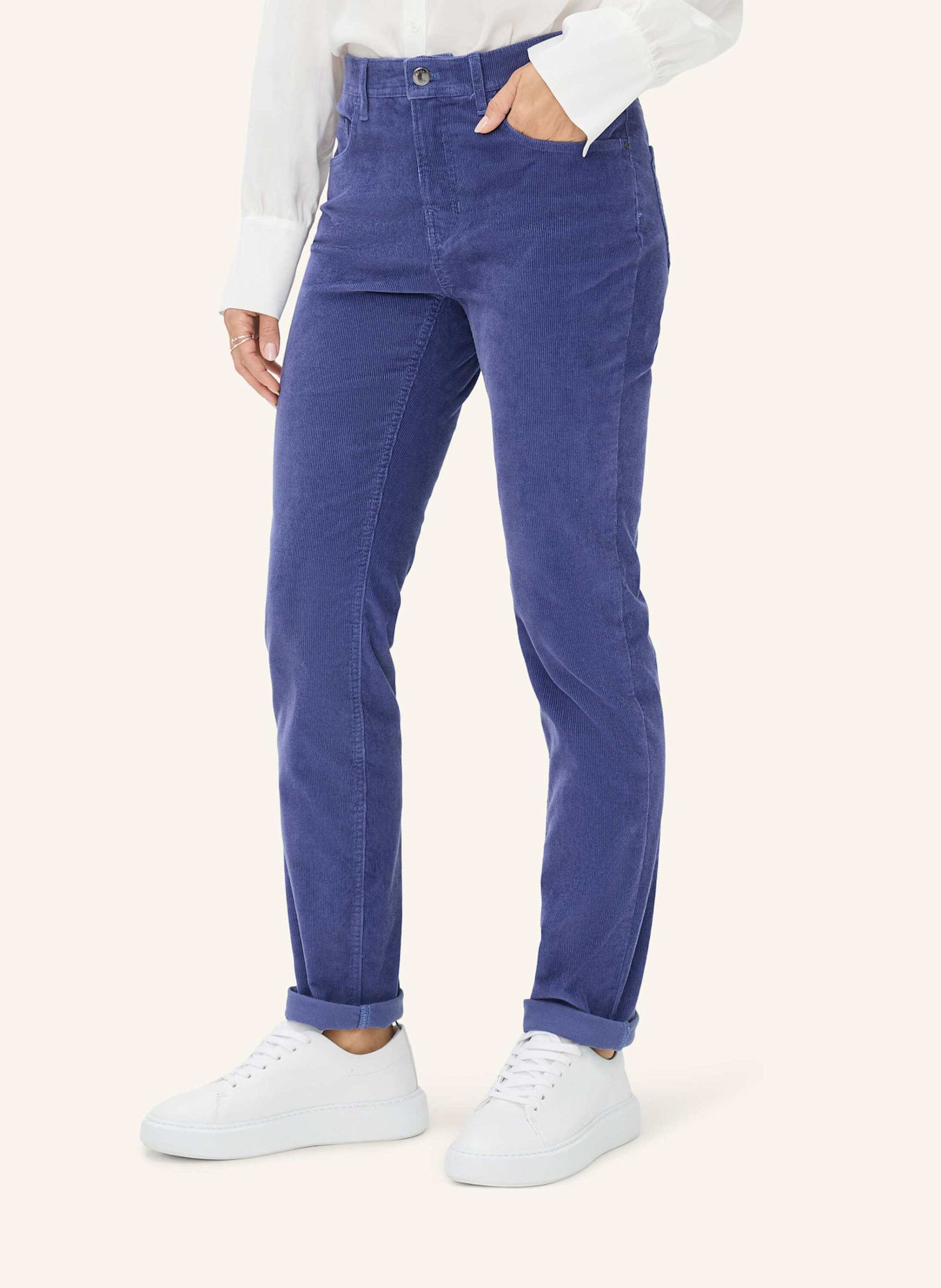 BRAX Hose STYLE CAROLA: DUNKELLILA