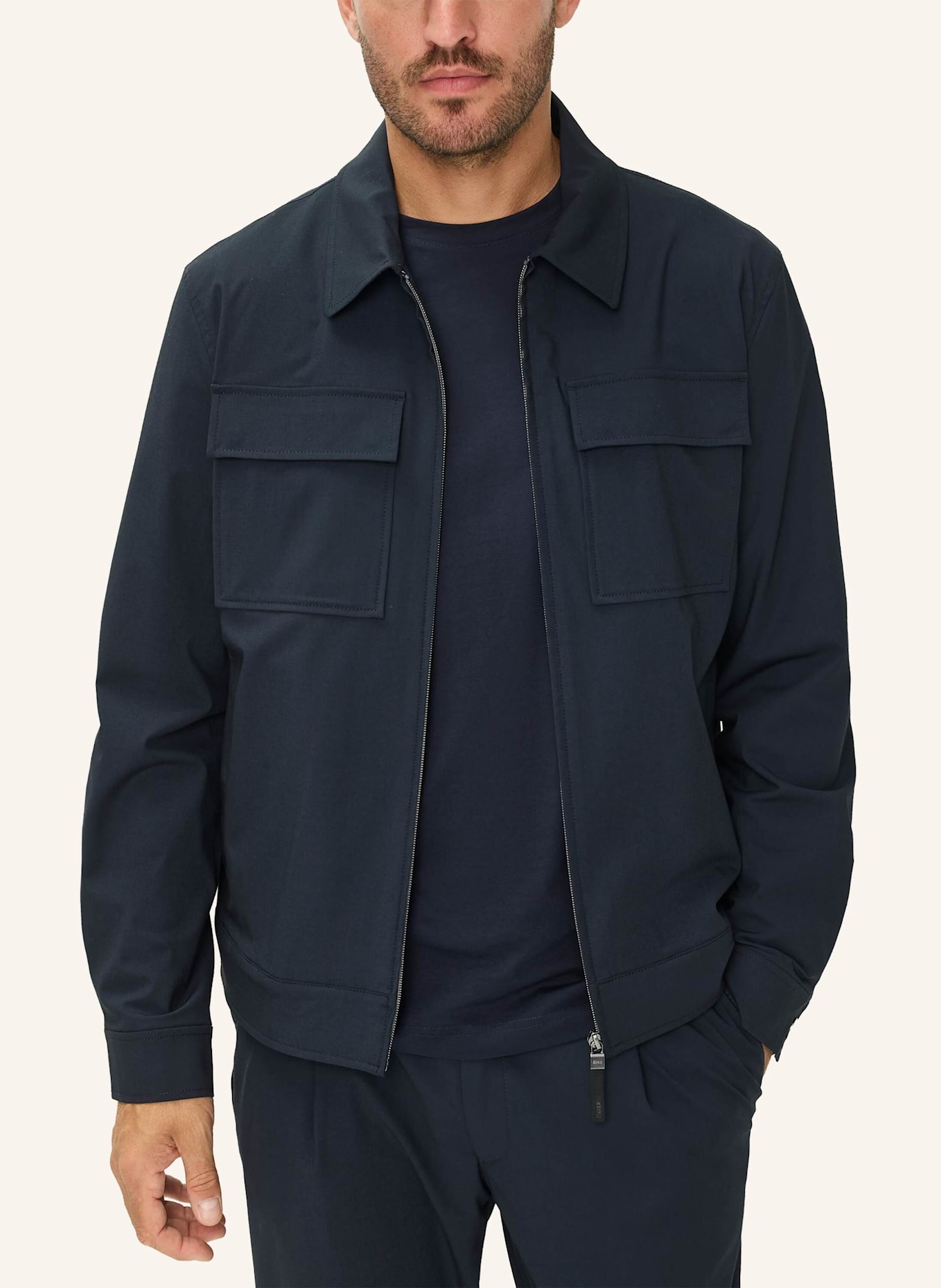 BRAX Overshirt STYLE RENZO: BLAU