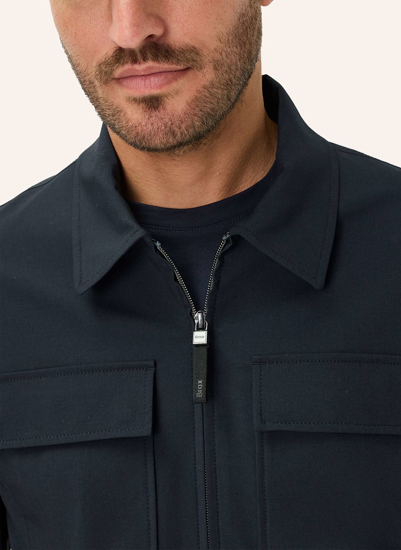 BRAX Overshirt STYLE RENZO: BLAU