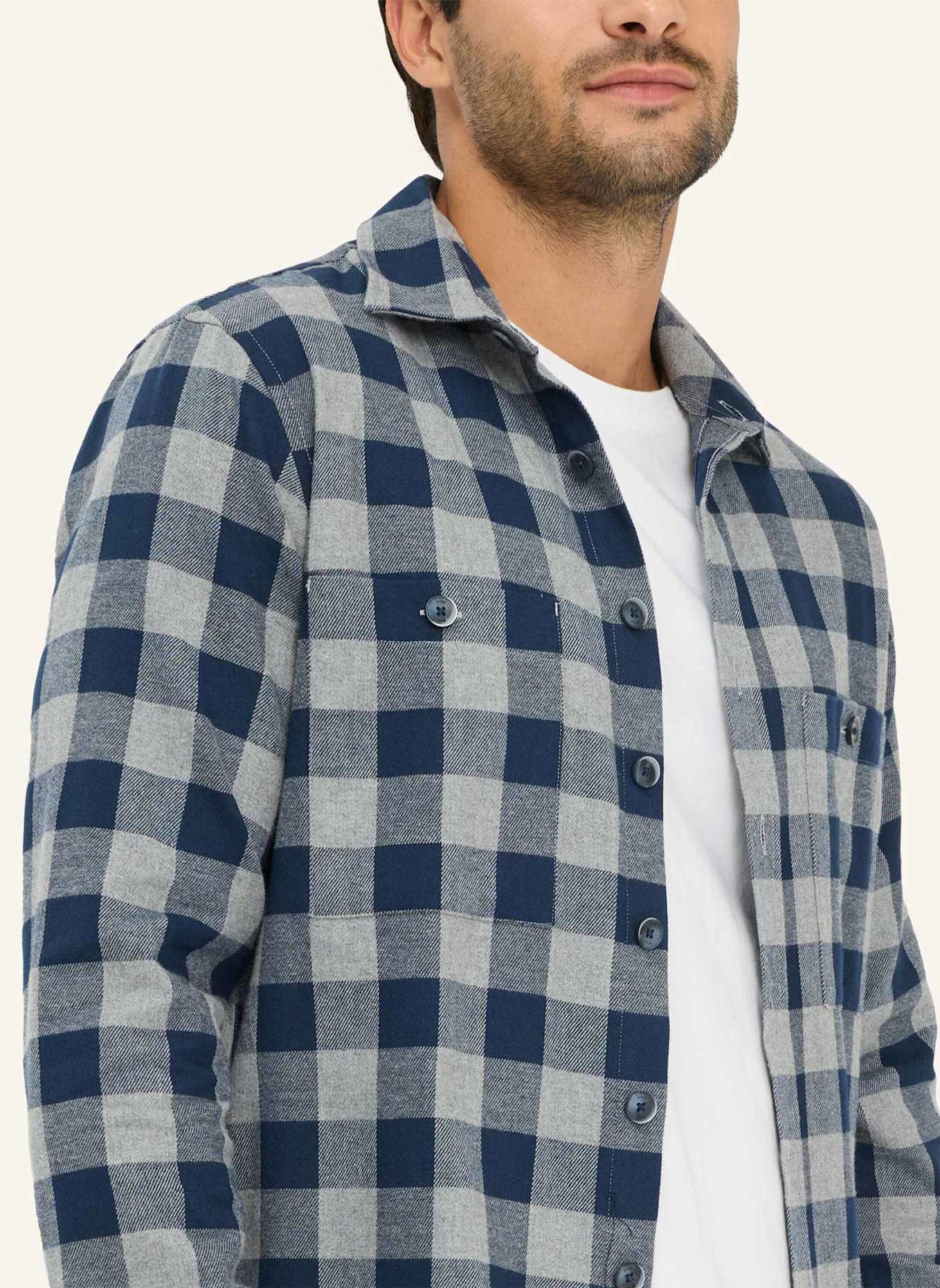 BRAX Overshirt STYLE KAY: BLAU