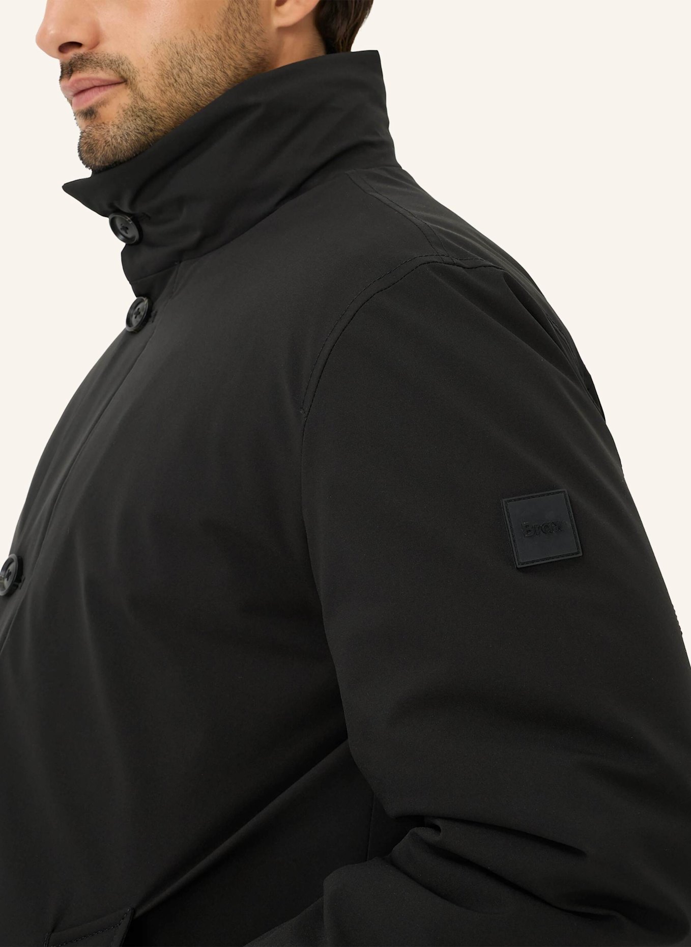 BRAX Parka STYLE GLEN: SCHWARZ