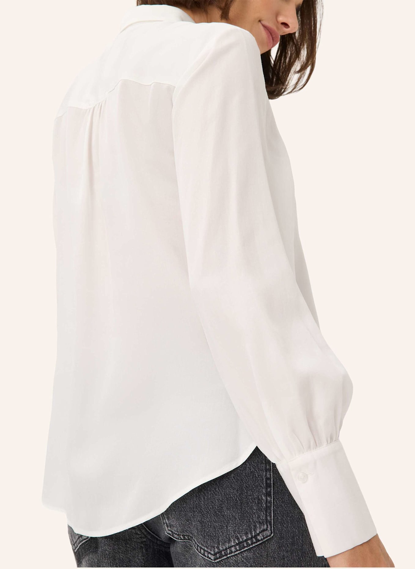 BRAX Hemdbluse STYLE VIC: WEISS