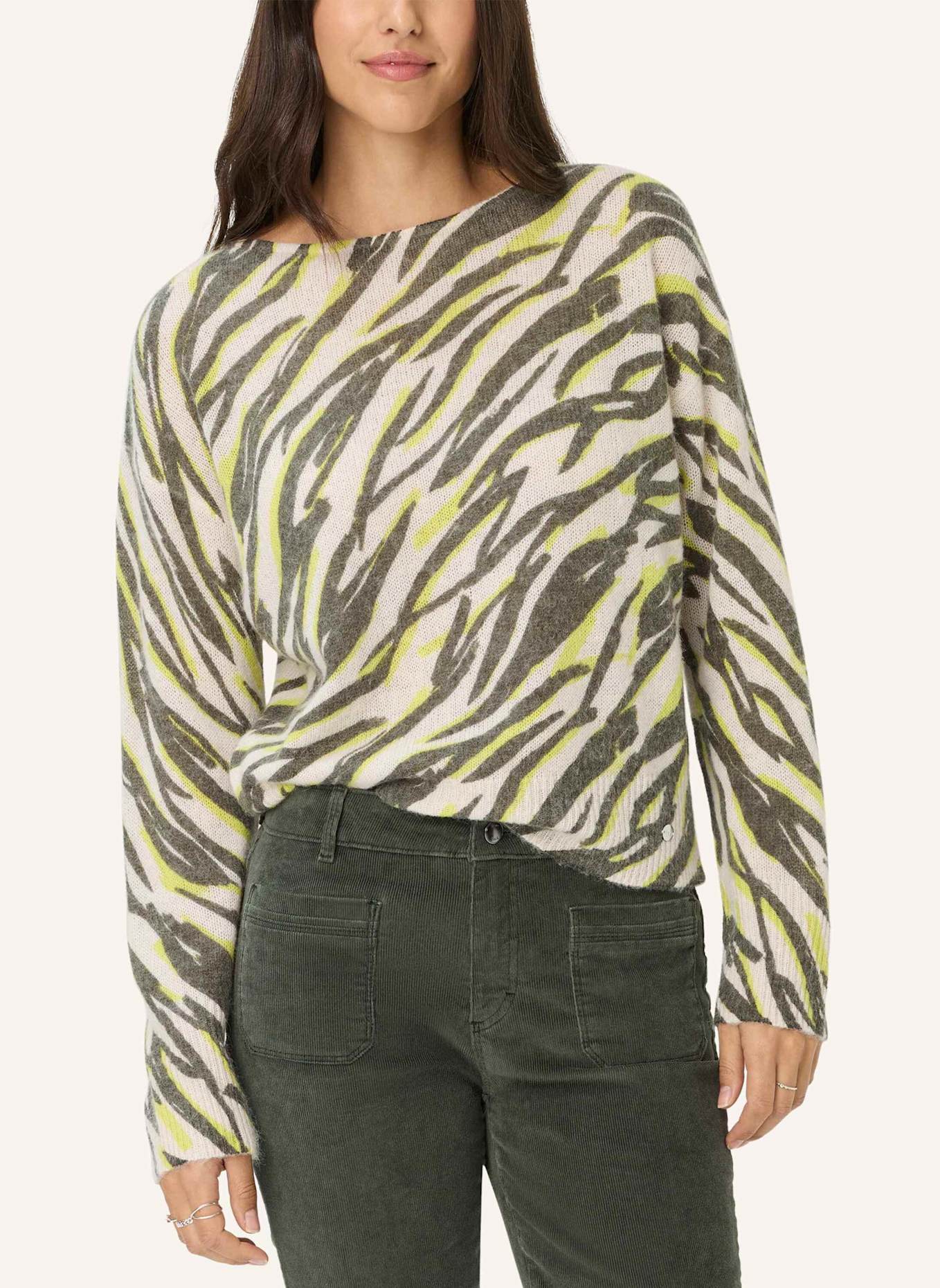 BRAX Strickpullover STYLE LISA: HELLGRÜN