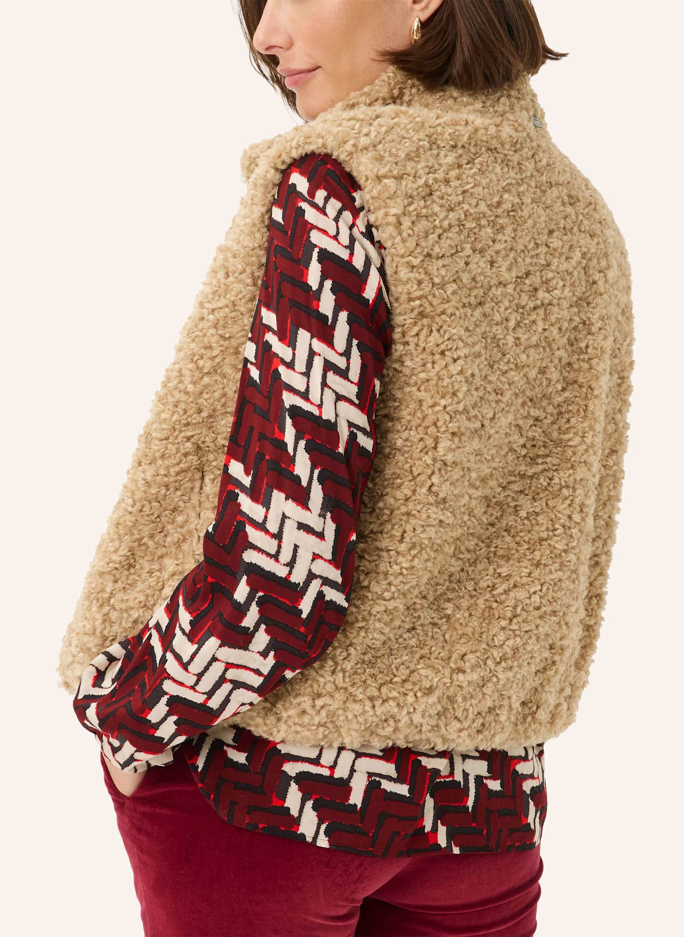 BRAX Weste STYLE OSLO: BEIGE